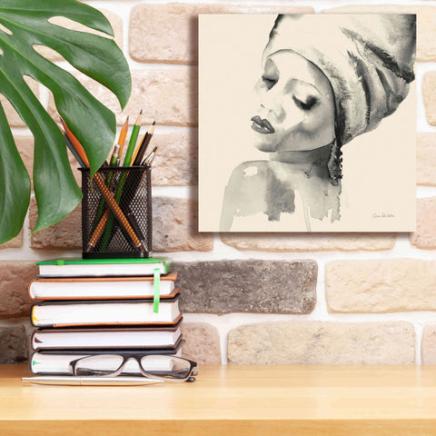 Image of 'Woman I Yellow' by Alan Majchrowicz, Giclee Canvas Wall Art,12x12