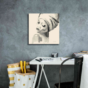 'Woman I Yellow' by Alan Majchrowicz, Giclee Canvas Wall Art,18x18
