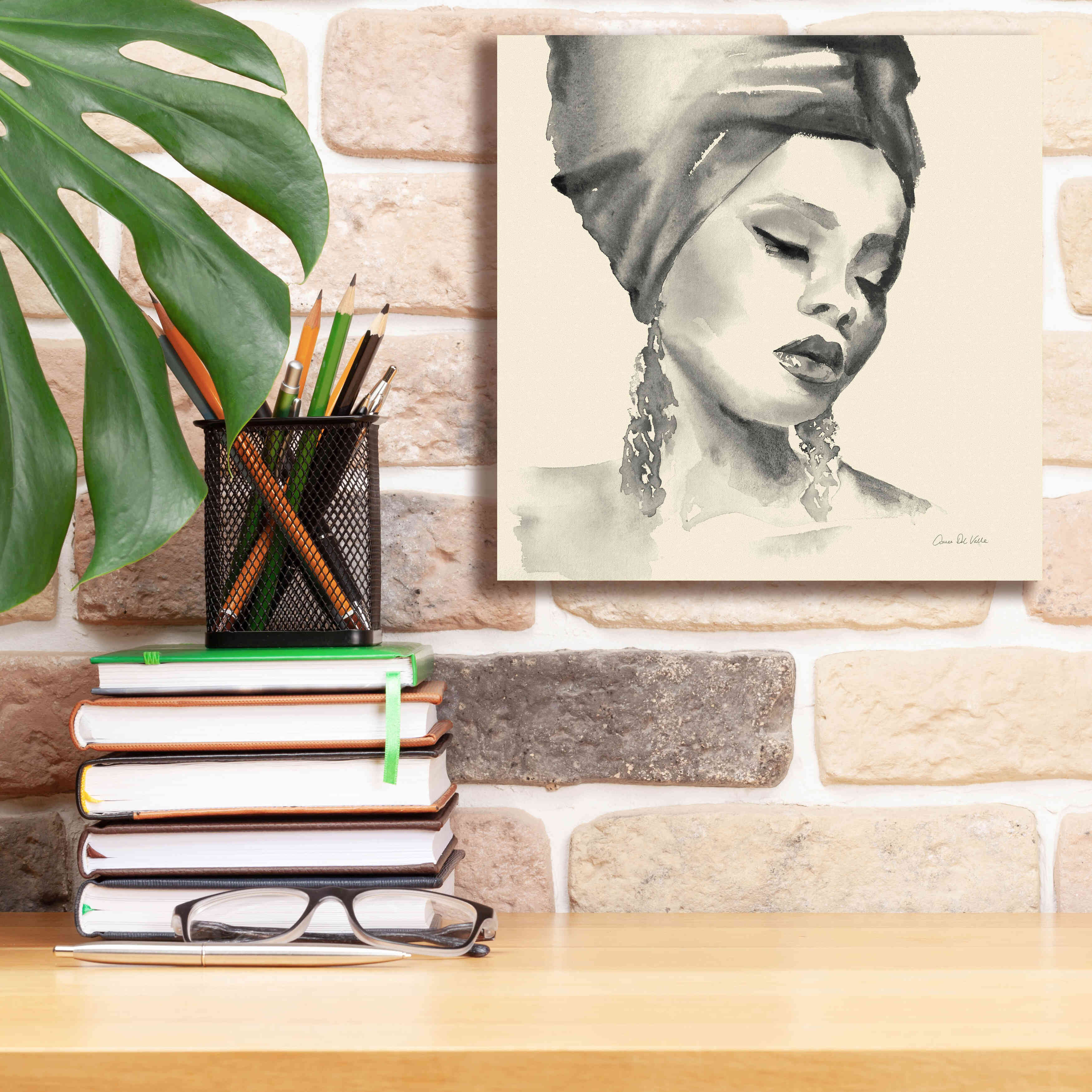 'Woman II Yellow' by Alan Majchrowicz, Giclee Canvas Wall Art,12x12