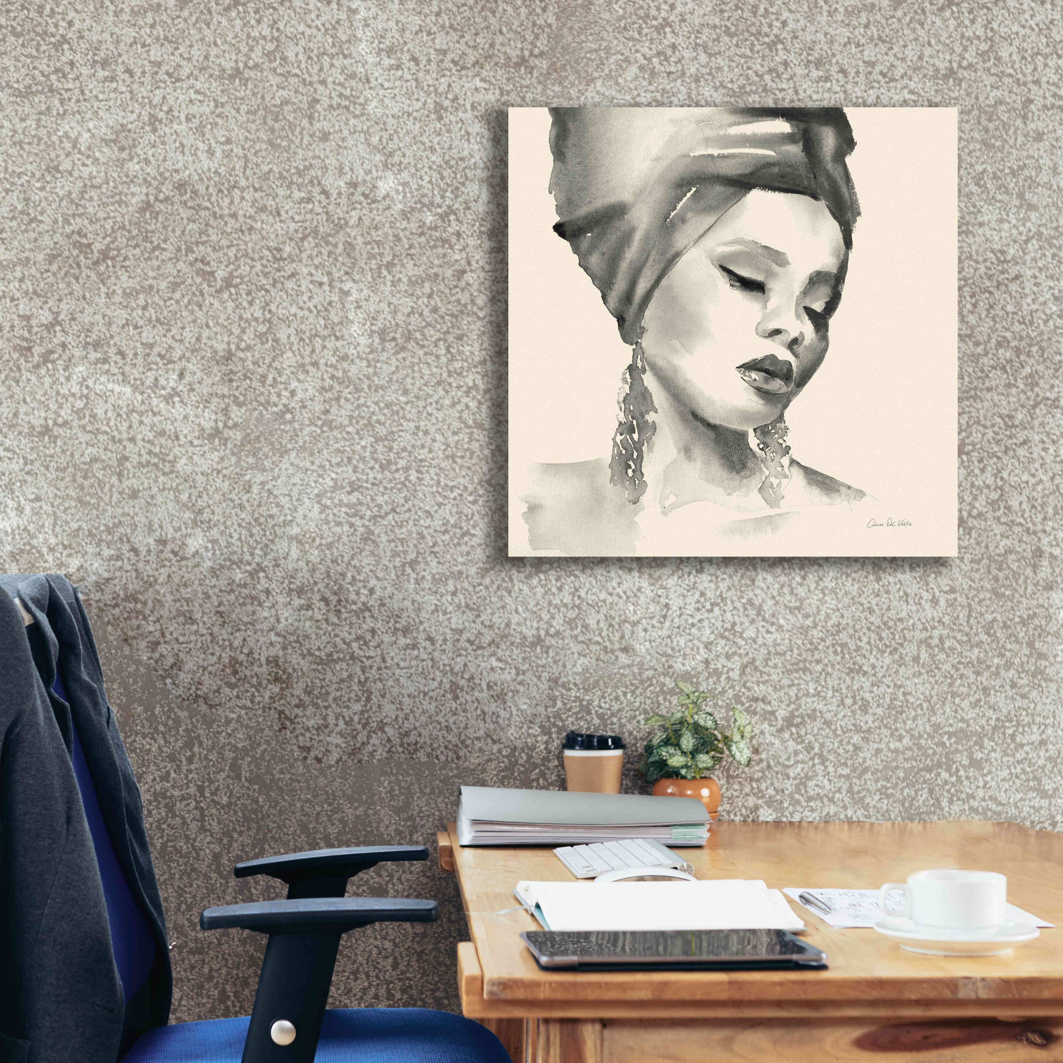 'Woman II Yellow' by Alan Majchrowicz, Giclee Canvas Wall Art,26x26