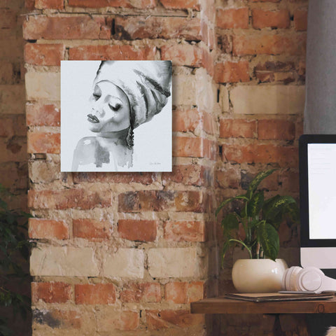 Image of 'Woman I Blue' by Alan Majchrowicz, Giclee Canvas Wall Art,12x12