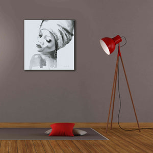 'Woman I Blue' by Alan Majchrowicz, Giclee Canvas Wall Art,26x26