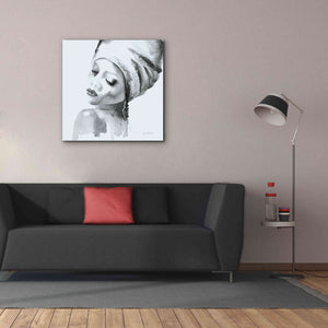 'Woman I Blue' by Alan Majchrowicz, Giclee Canvas Wall Art,37x37