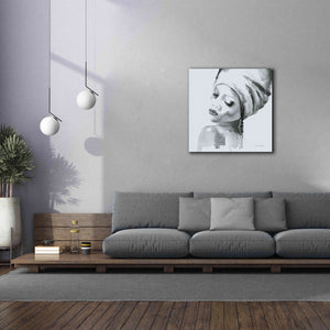 'Woman I Blue' by Alan Majchrowicz, Giclee Canvas Wall Art,37x37