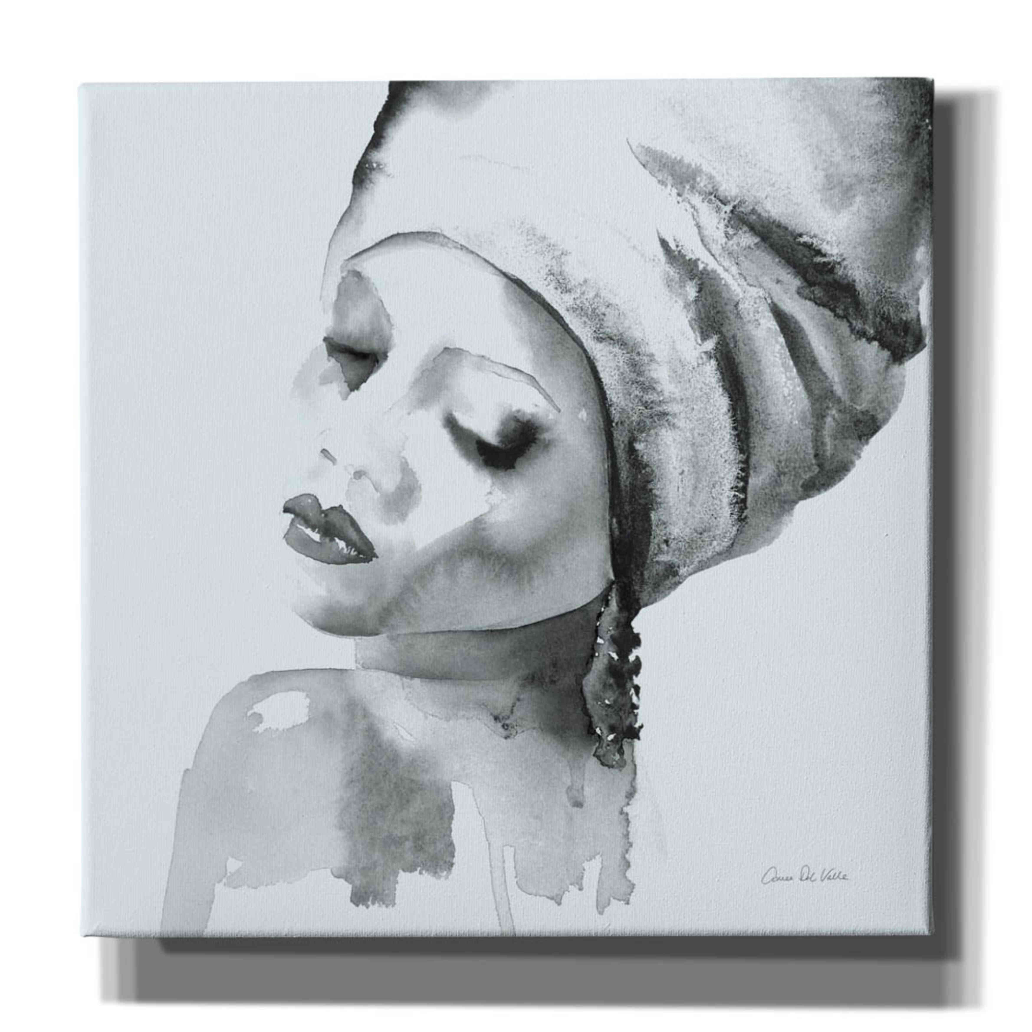 'Woman I Blue' by Alan Majchrowicz, Giclee Canvas Wall Art