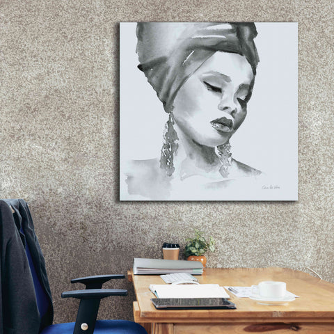 Image of 'Woman II Blue' by Alan Majchrowicz, Giclee Canvas Wall Art,37x37