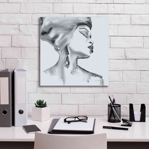 Image of 'Woman III Blue' by Alan Majchrowicz, Giclee Canvas Wall Art,18x18