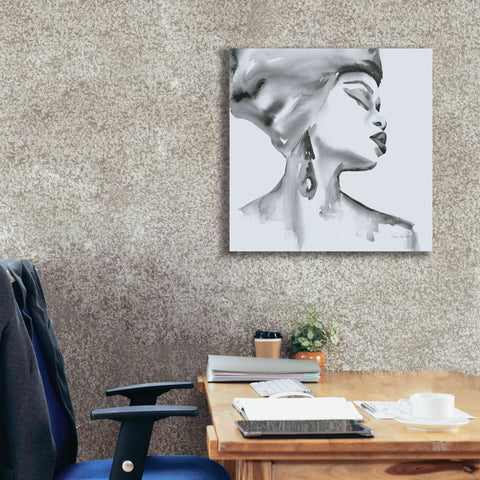Image of 'Woman III Blue' by Alan Majchrowicz, Giclee Canvas Wall Art,26x26