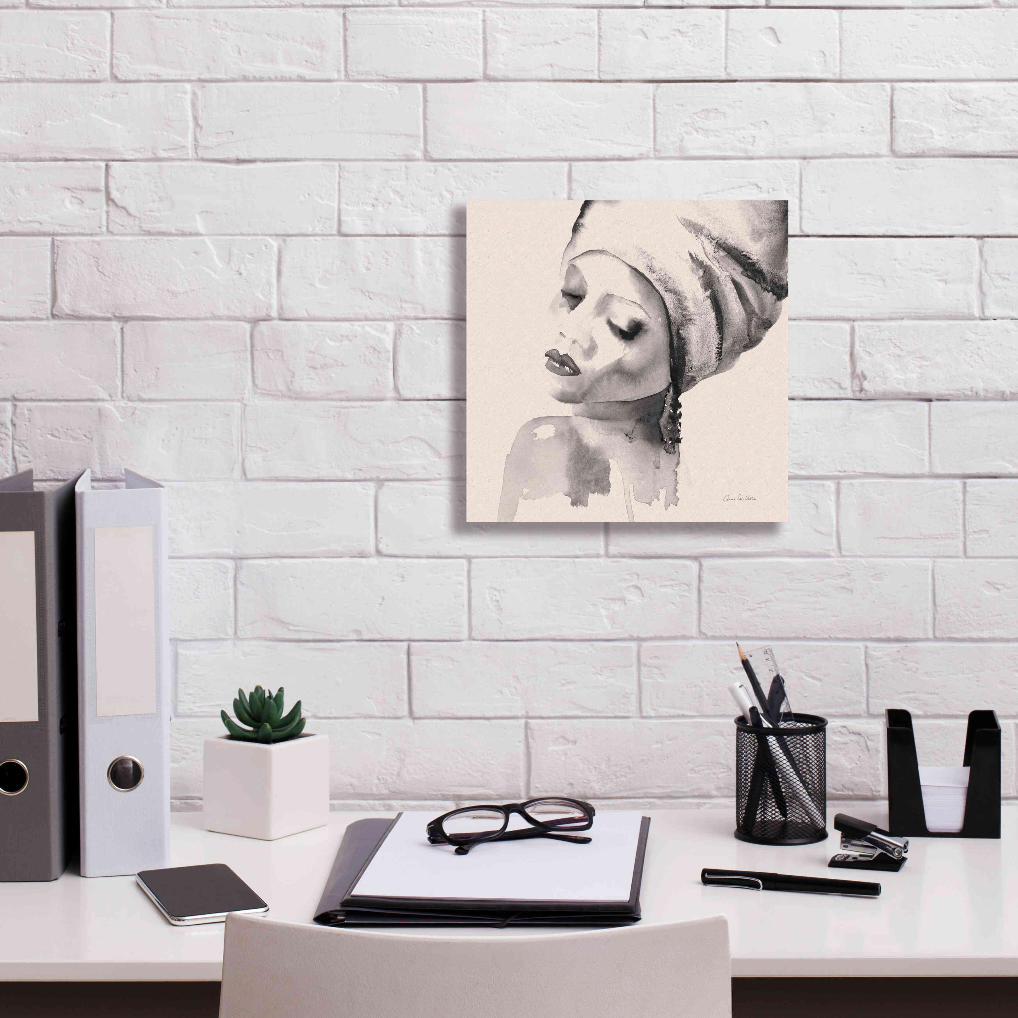 'Woman I Pink' by Alan Majchrowicz, Giclee Canvas Wall Art,12x12