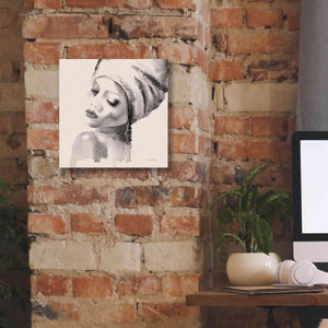 'Woman I Pink' by Alan Majchrowicz, Giclee Canvas Wall Art,12x12