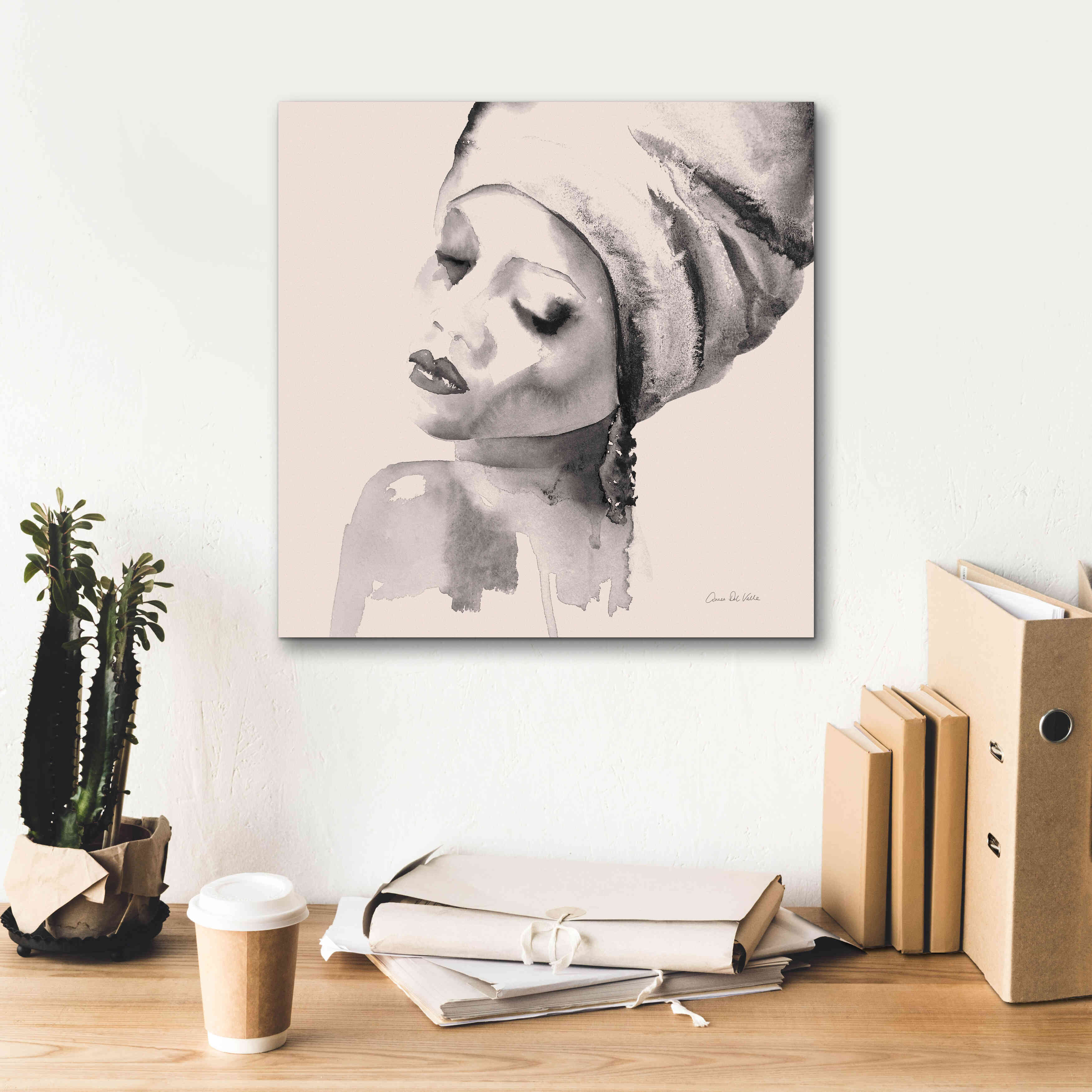 'Woman I Pink' by Alan Majchrowicz, Giclee Canvas Wall Art,18x18