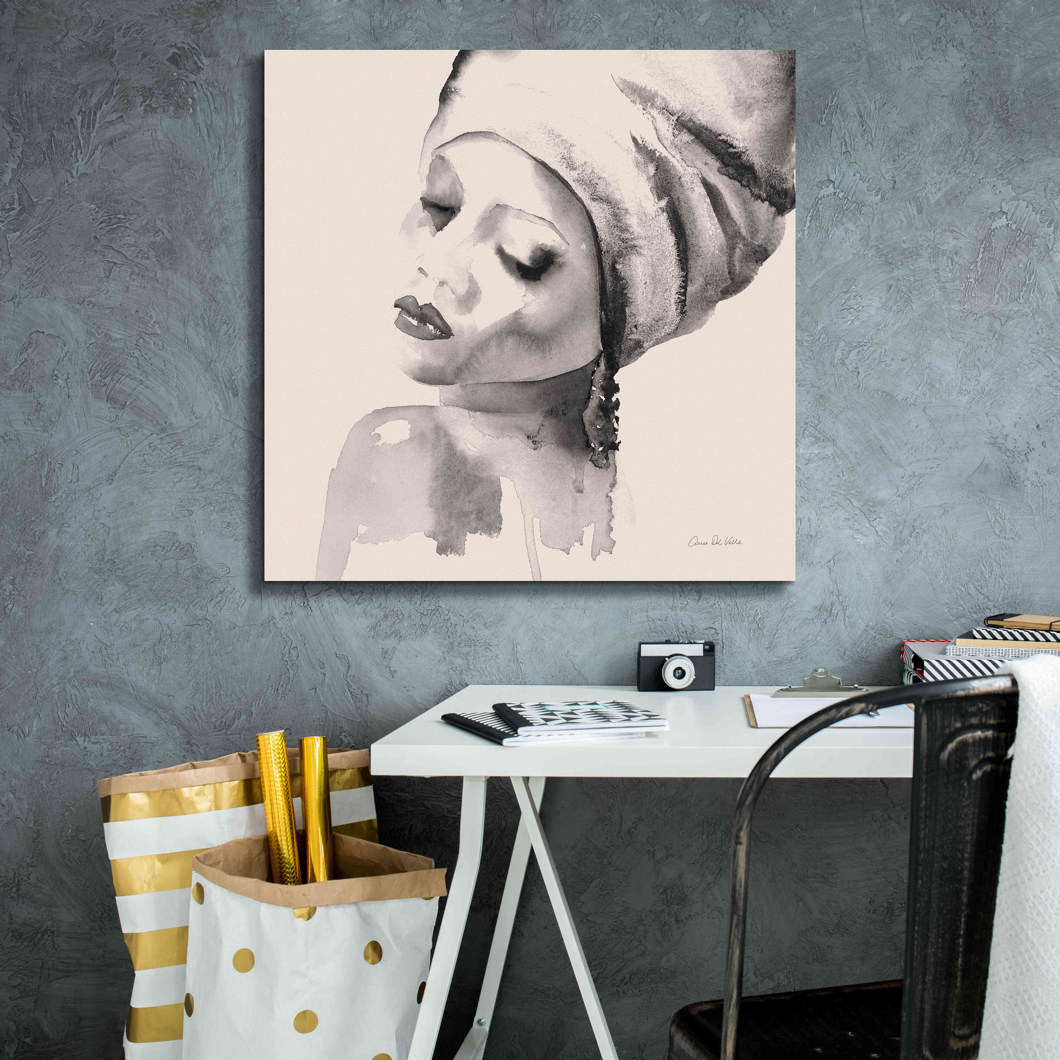 'Woman I Pink' by Alan Majchrowicz, Giclee Canvas Wall Art,26x26