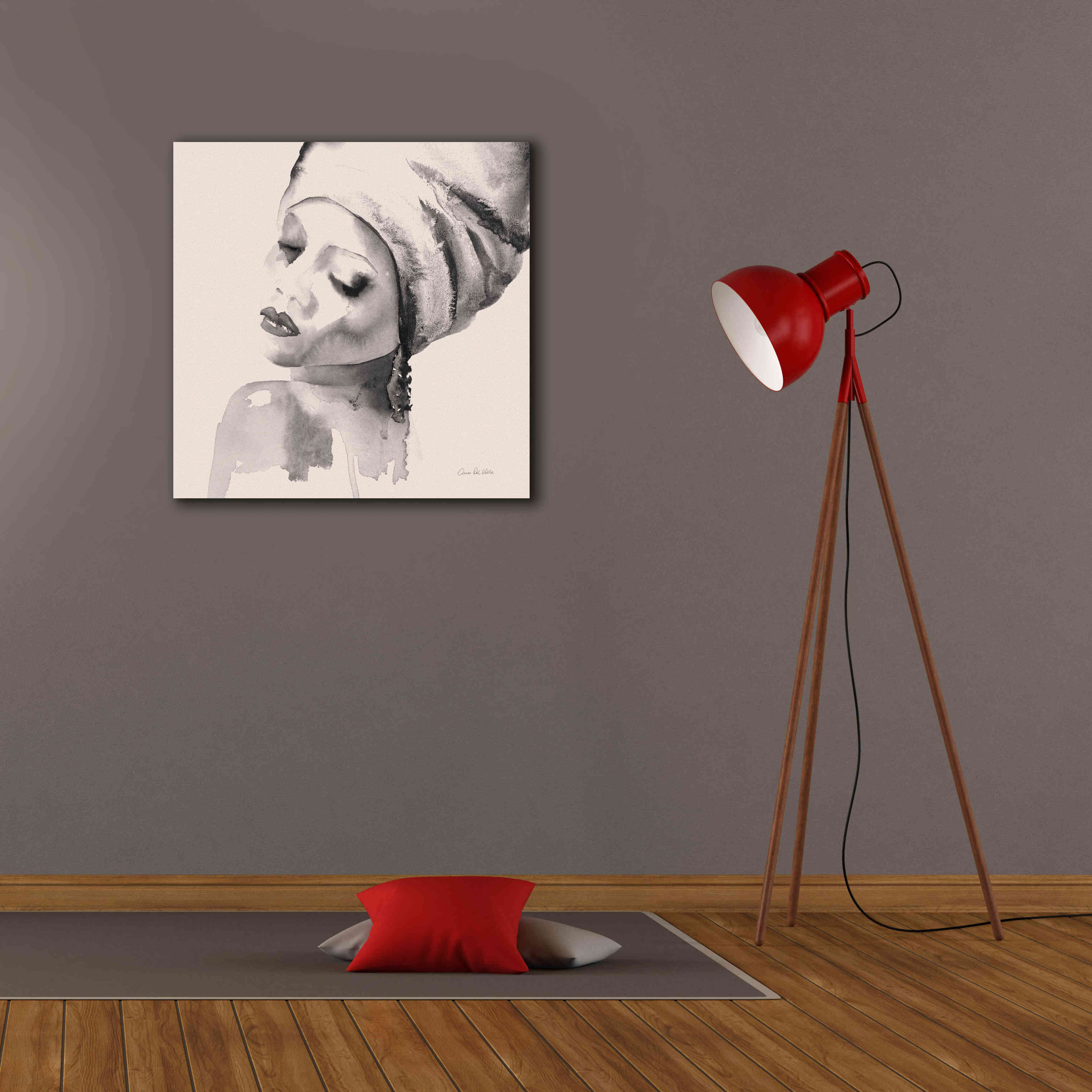 'Woman I Pink' by Alan Majchrowicz, Giclee Canvas Wall Art,26x26