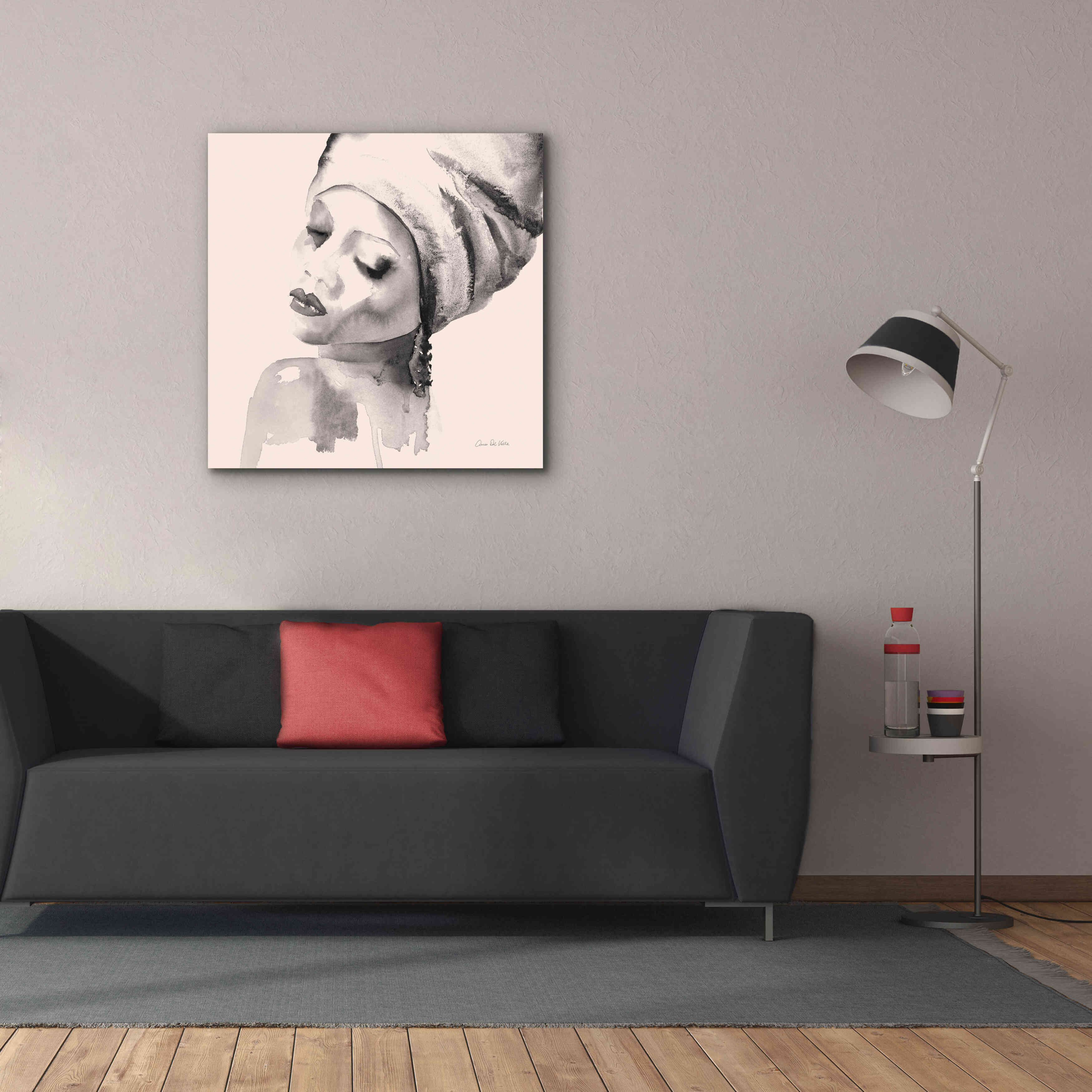 'Woman I Pink' by Alan Majchrowicz, Giclee Canvas Wall Art,37x37