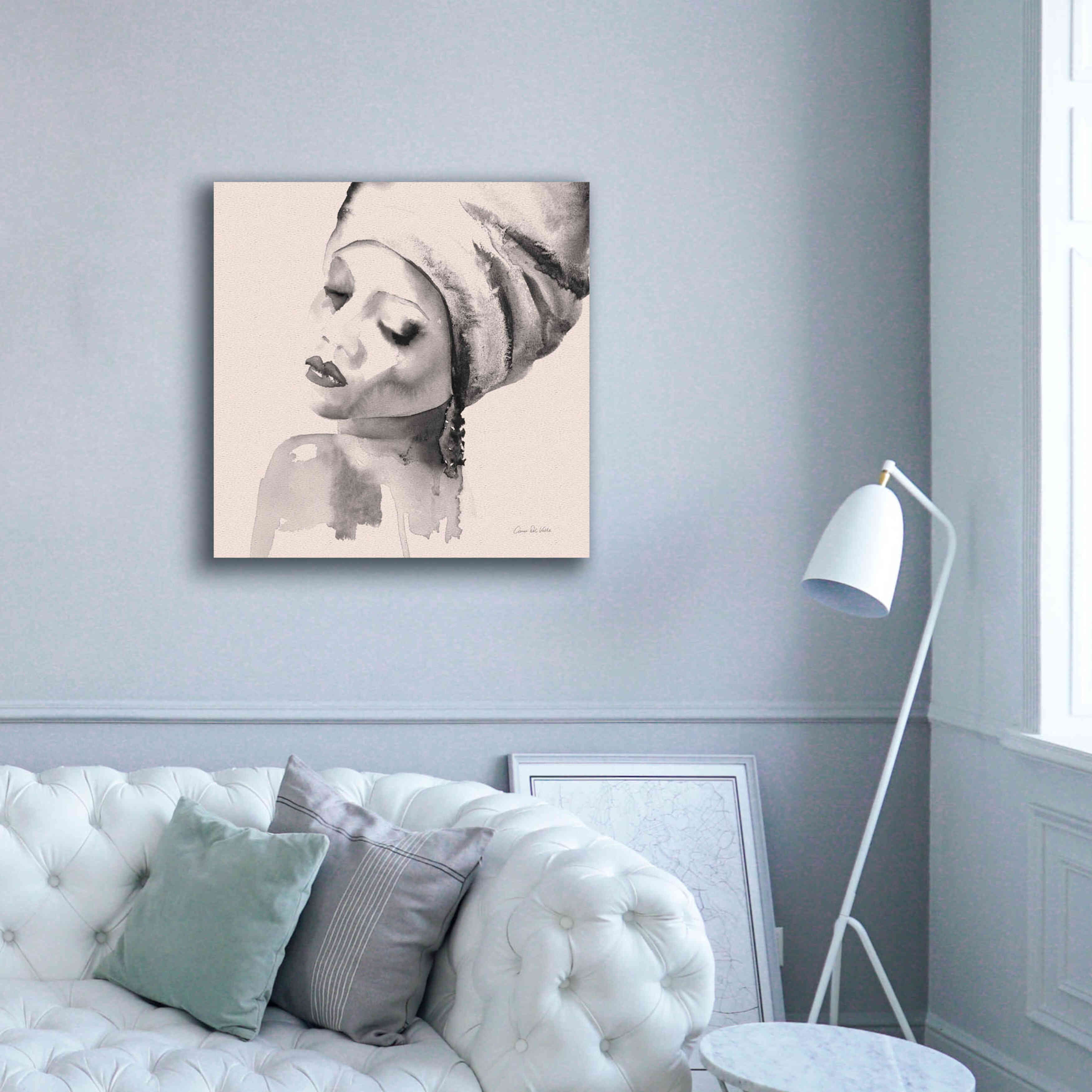 'Woman I Pink' by Alan Majchrowicz, Giclee Canvas Wall Art,37x37