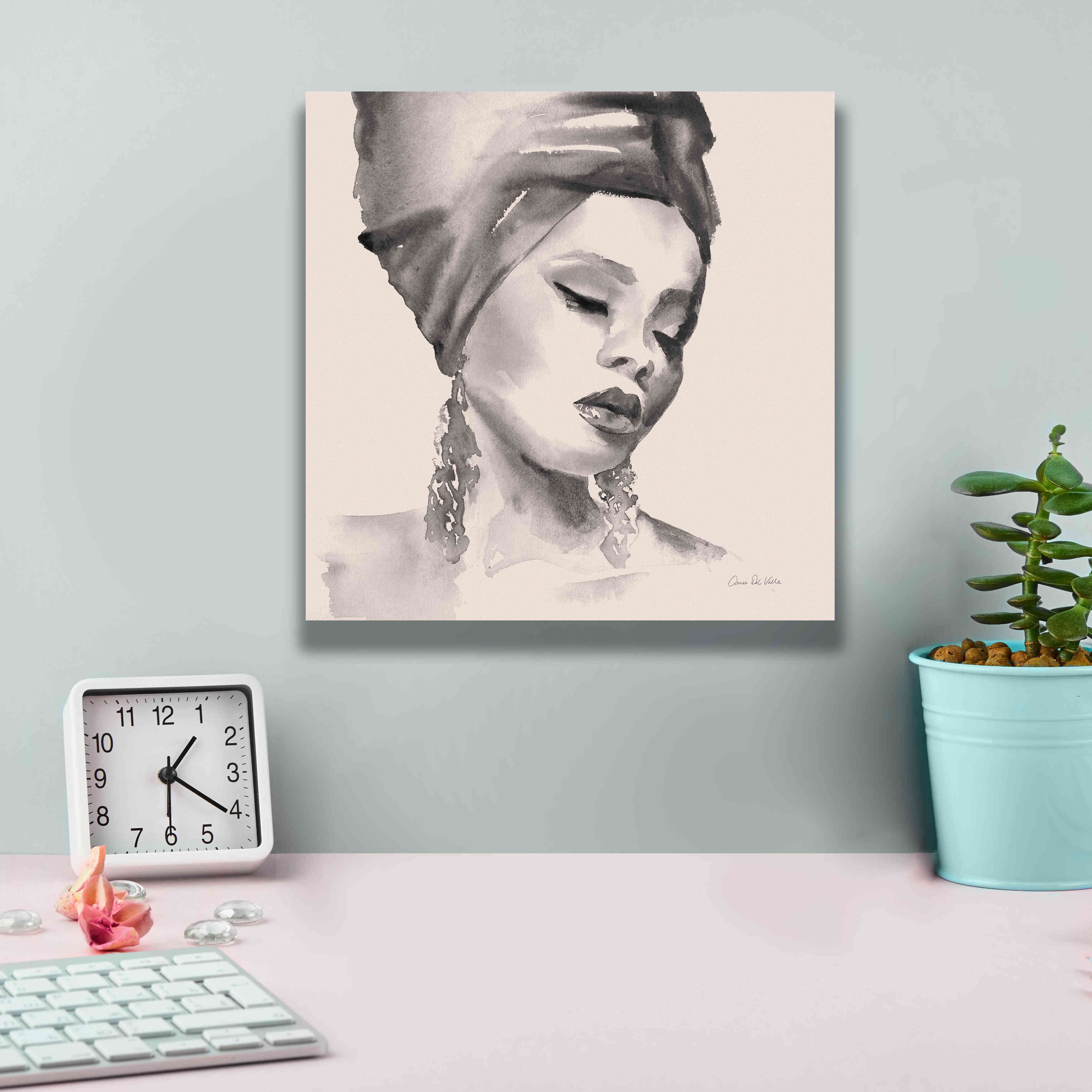 'Woman II Pink' by Alan Majchrowicz, Giclee Canvas Wall Art,12x12