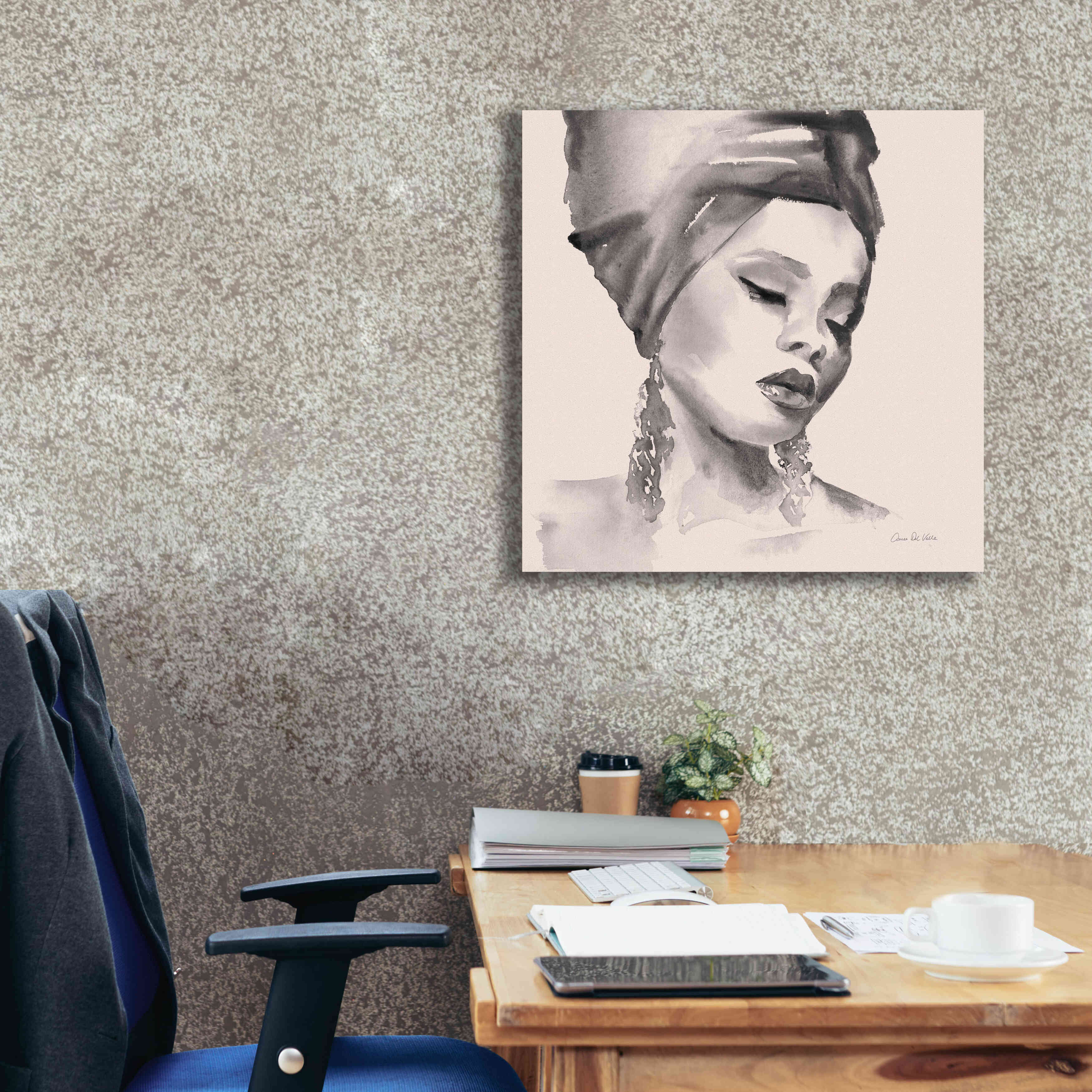 'Woman II Pink' by Alan Majchrowicz, Giclee Canvas Wall Art,26x26