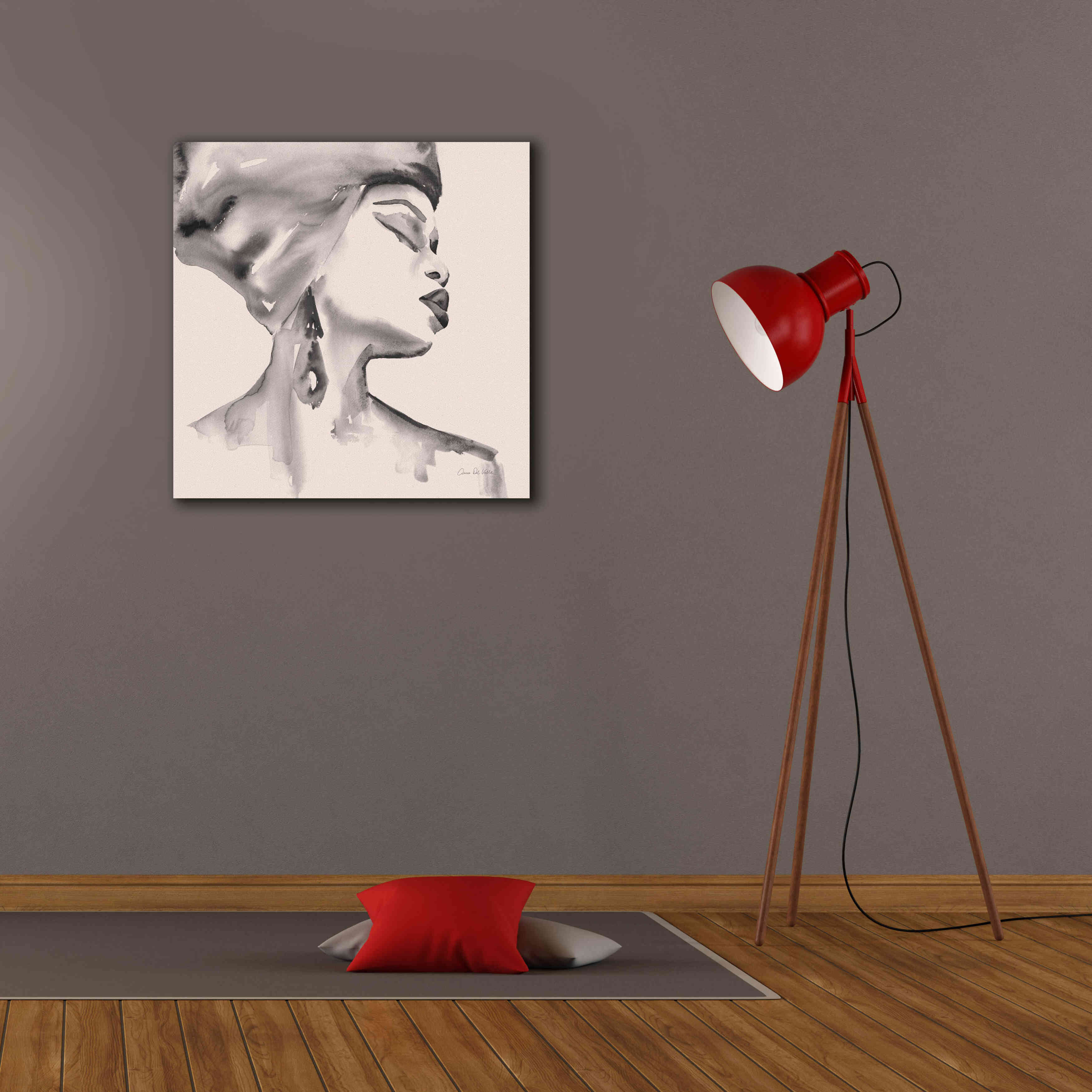 'Woman III Pink' by Alan Majchrowicz, Giclee Canvas Wall Art,26x26