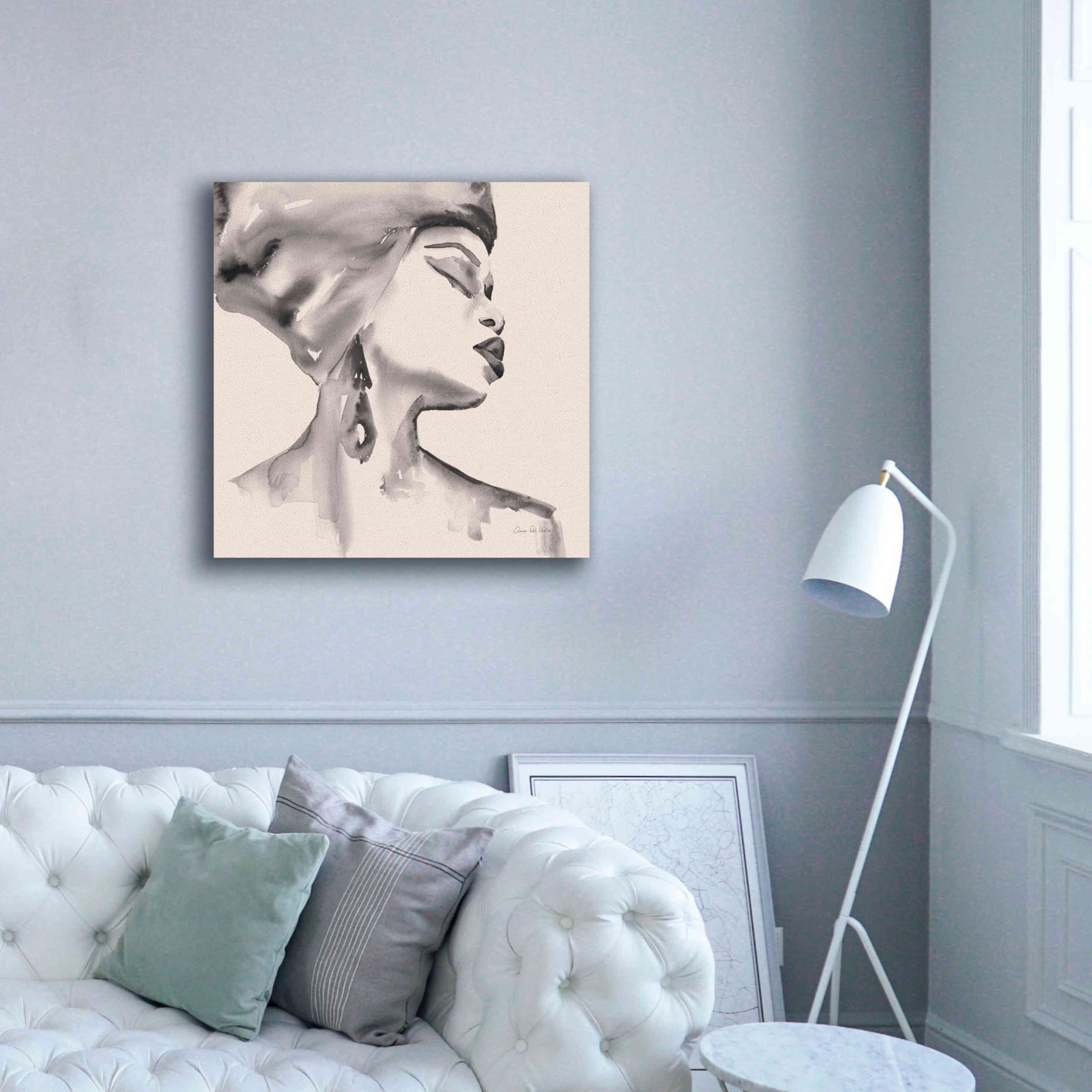 'Woman III Pink' by Alan Majchrowicz, Giclee Canvas Wall Art,37x37