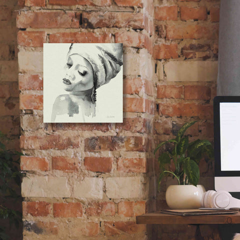 Image of 'Woman I Green' by Alan Majchrowicz, Giclee Canvas Wall Art,12x12