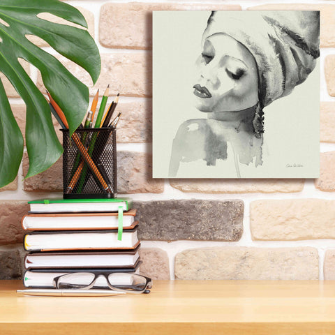 Image of 'Woman I Green' by Alan Majchrowicz, Giclee Canvas Wall Art,12x12