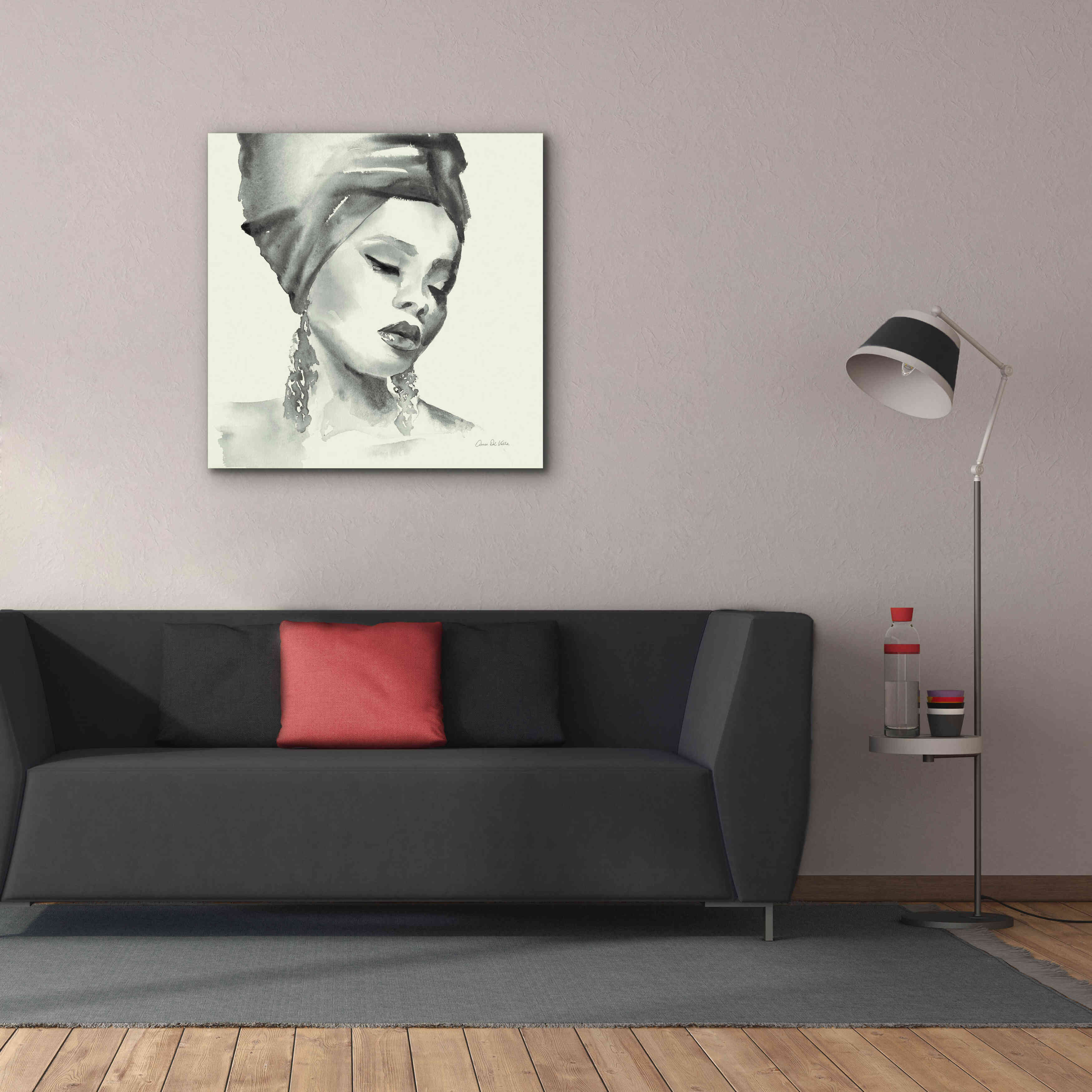 'Woman II Green' by Alan Majchrowicz, Giclee Canvas Wall Art,37x37