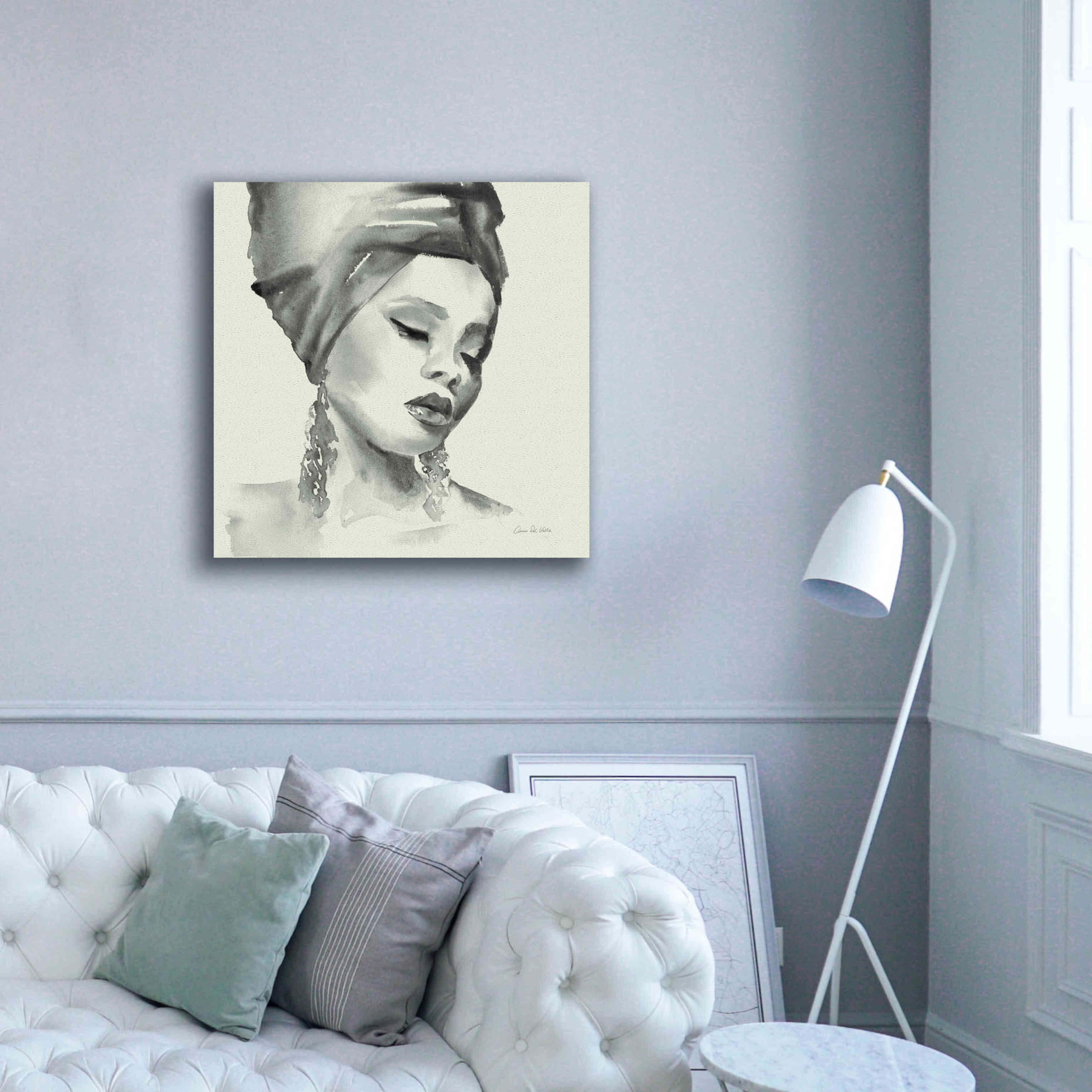 'Woman II Green' by Alan Majchrowicz, Giclee Canvas Wall Art,37x37