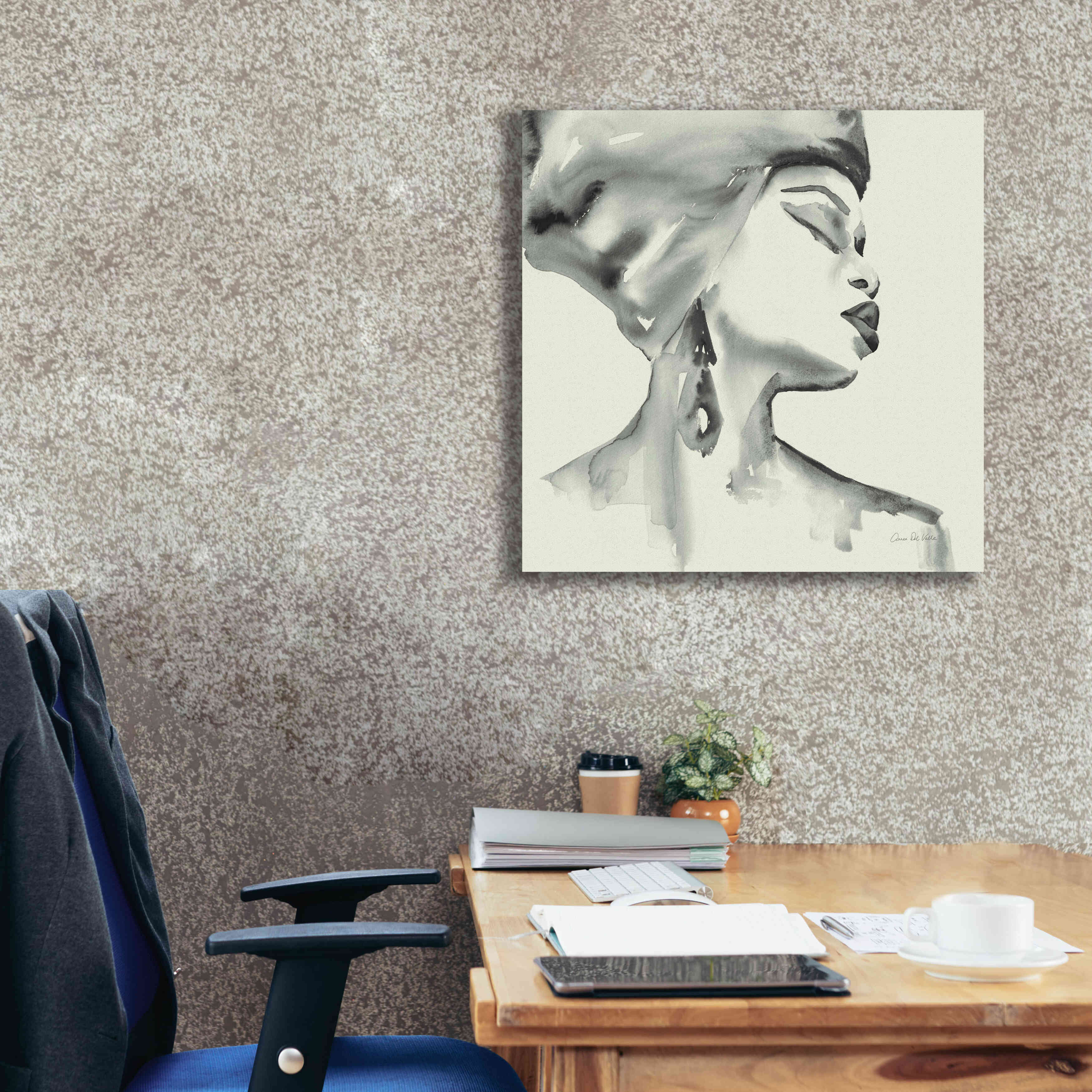 'Woman III Green' by Alan Majchrowicz, Giclee Canvas Wall Art,26x26