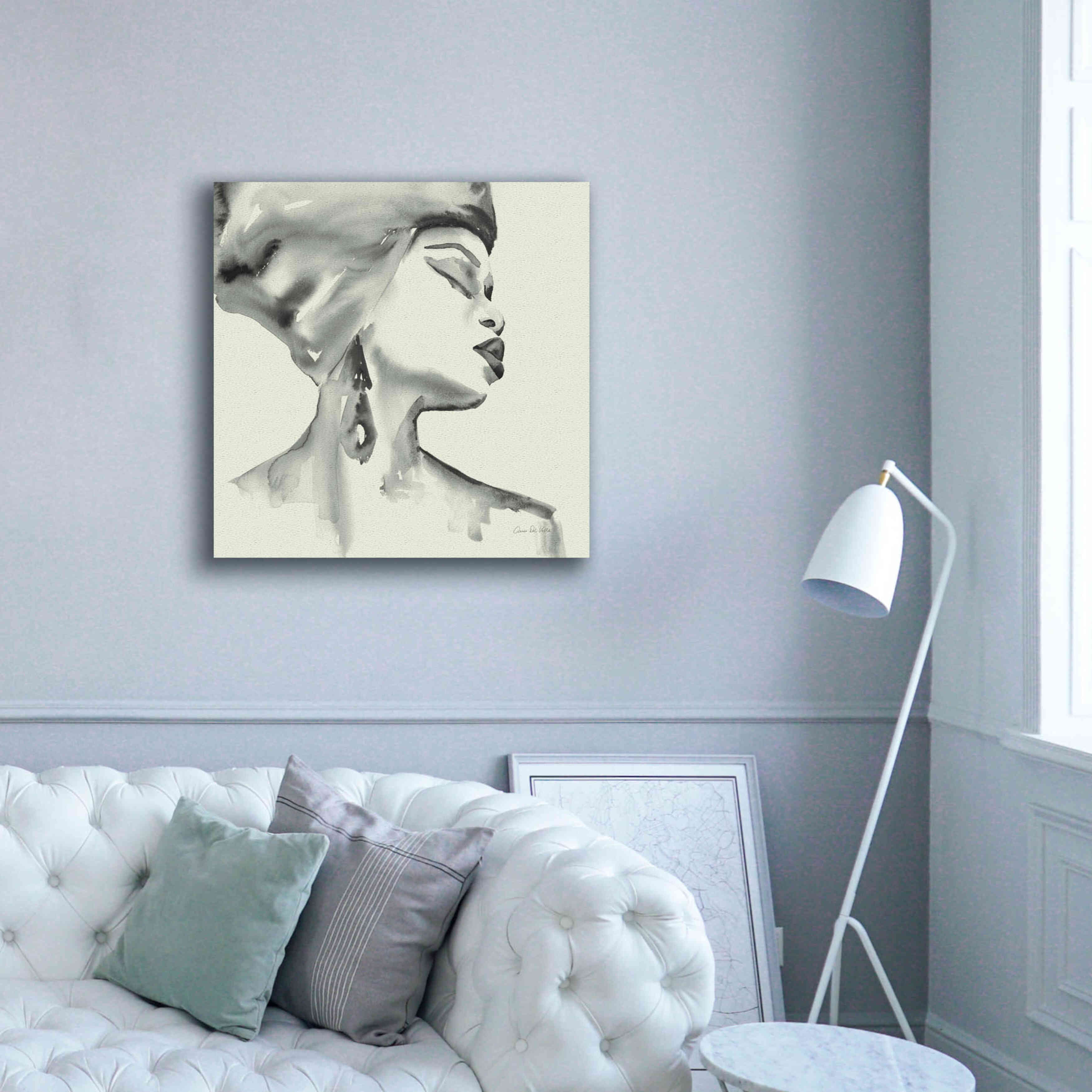 'Woman III Green' by Alan Majchrowicz, Giclee Canvas Wall Art,37x37