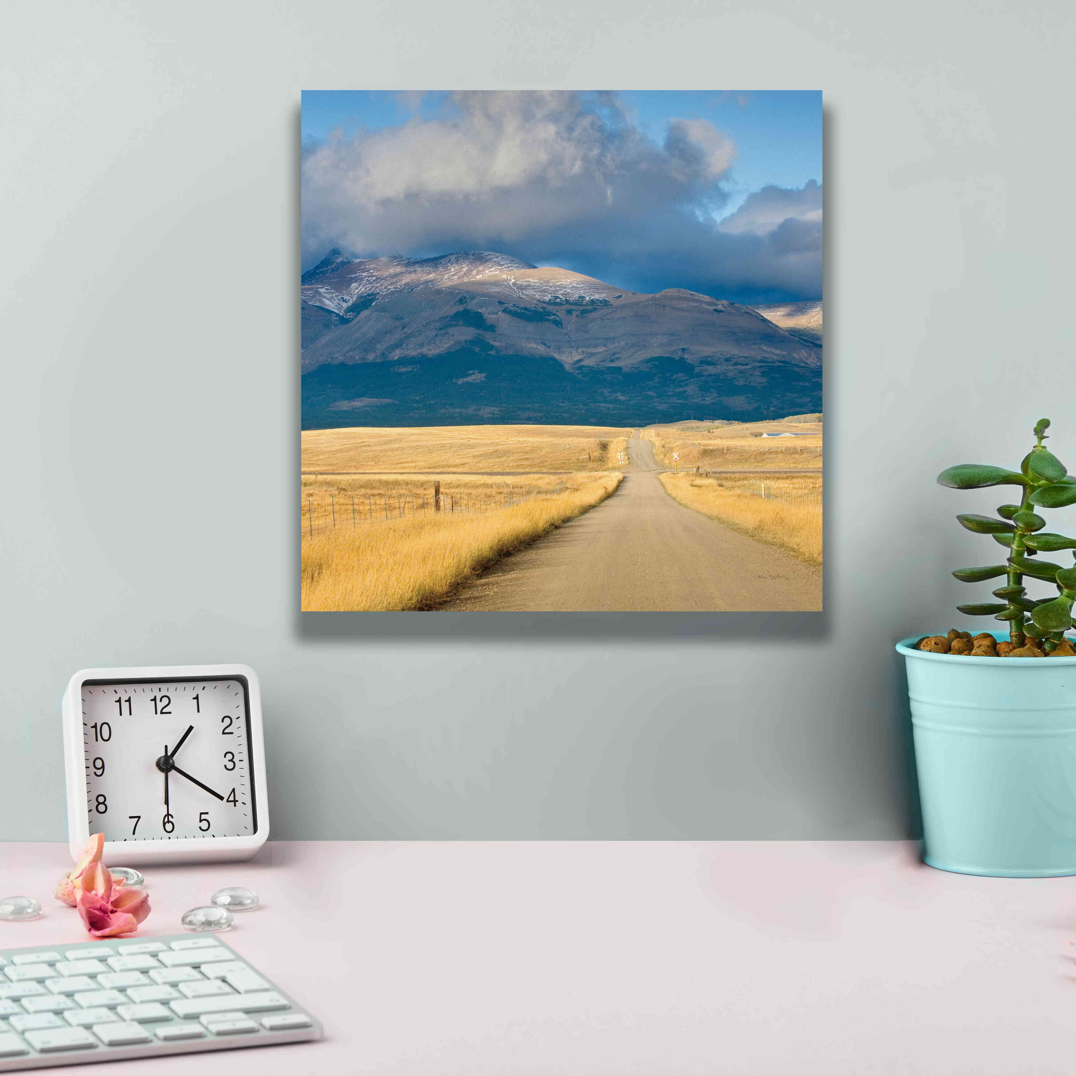 'Crossroads In Color Crop' by Alan Majchrowicz, Giclee Canvas Wall Art,12x12