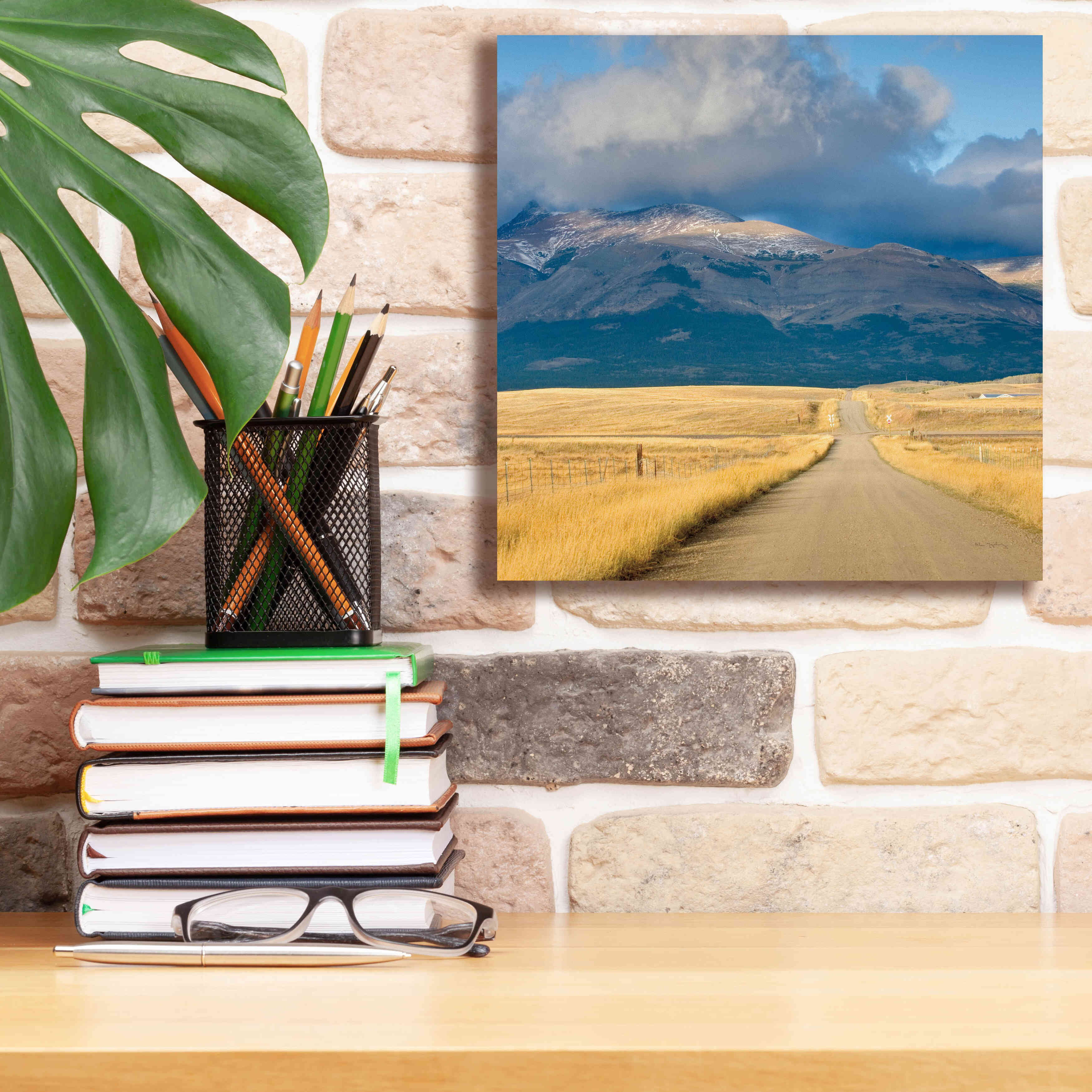 'Crossroads In Color Crop' by Alan Majchrowicz, Giclee Canvas Wall Art,12x12