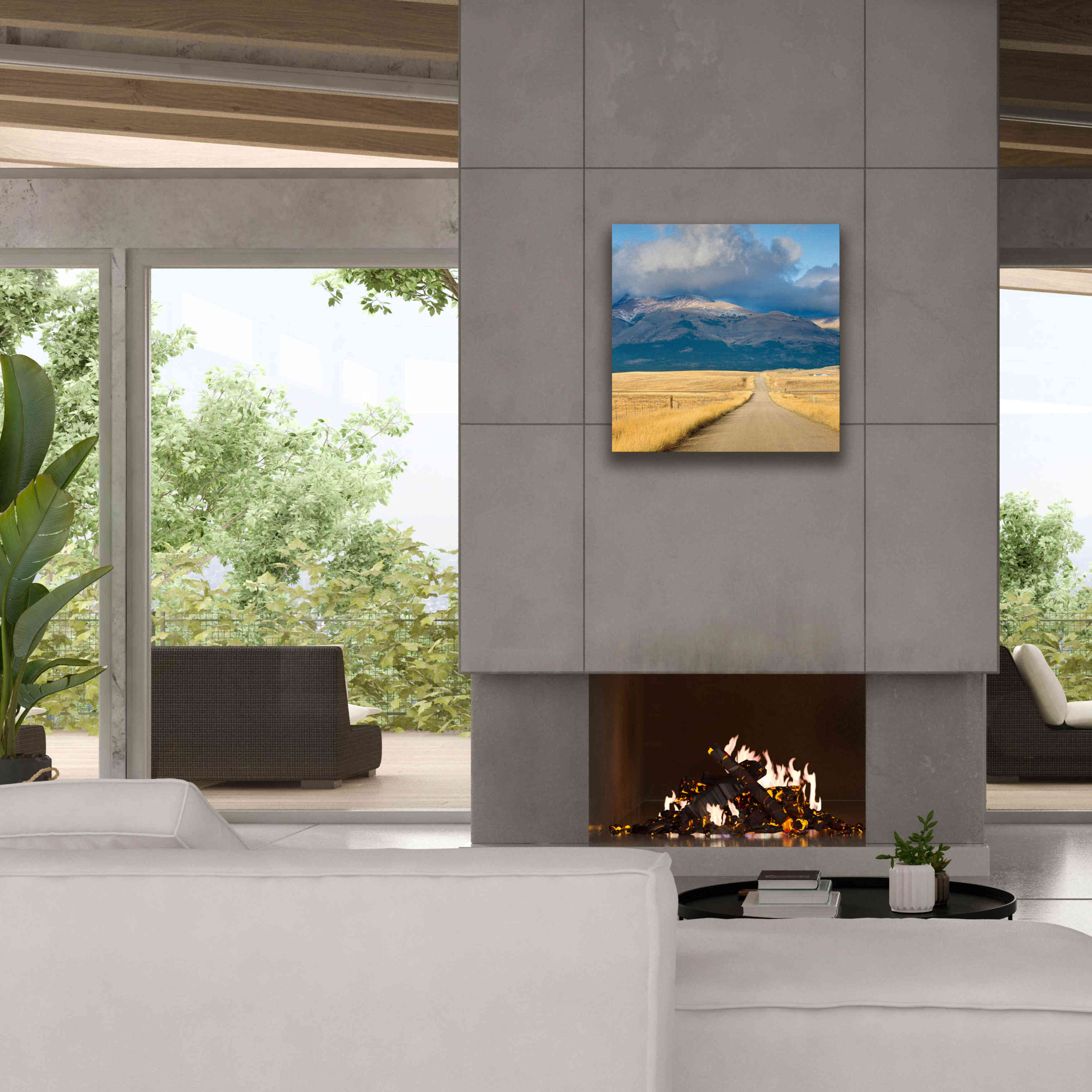 'Crossroads In Color Crop' by Alan Majchrowicz, Giclee Canvas Wall Art,26x26
