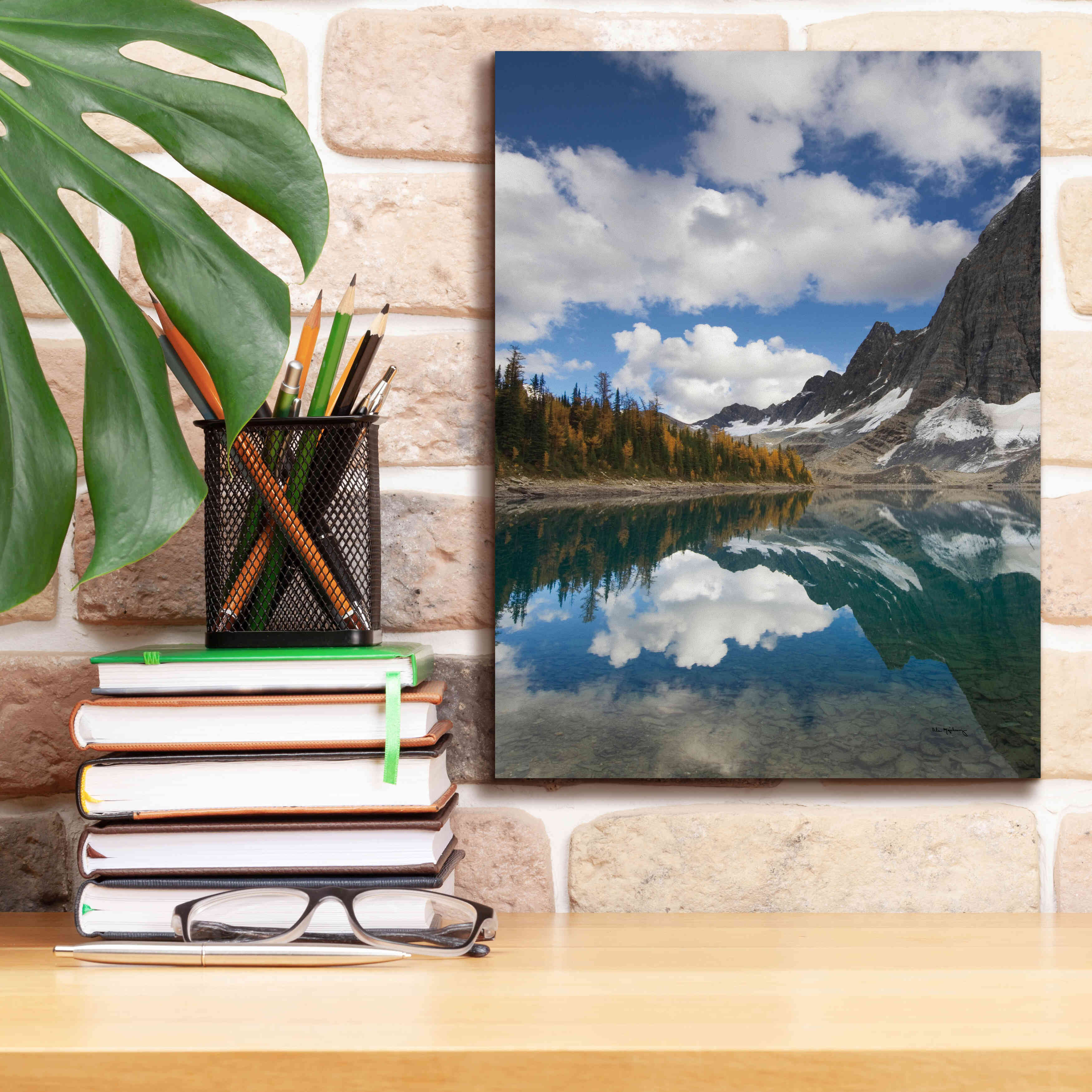 'Floe Lake Reflection I' by Alan Majchrowicz, Giclee Canvas Wall Art,12x16