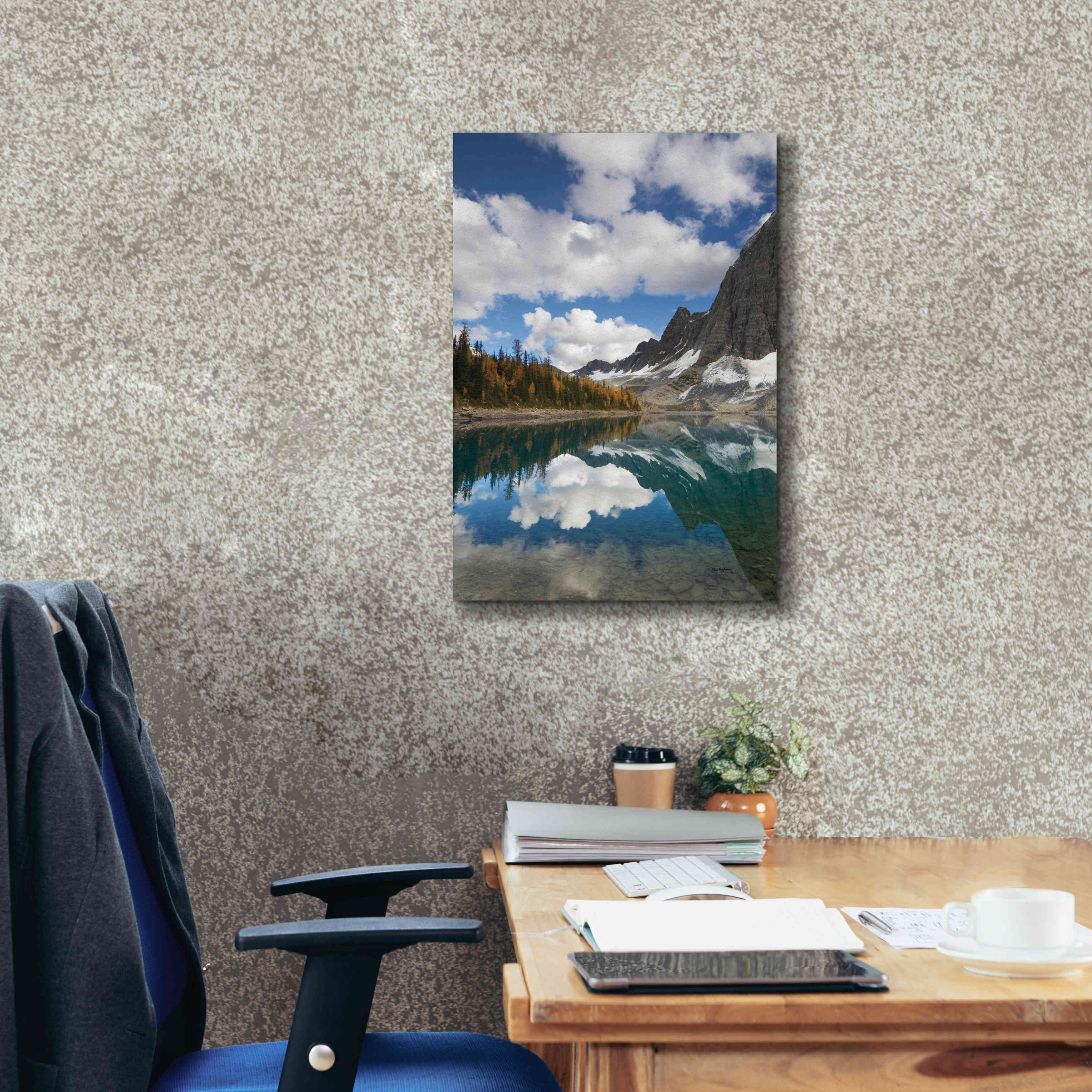 'Floe Lake Reflection I' by Alan Majchrowicz, Giclee Canvas Wall Art,18x26