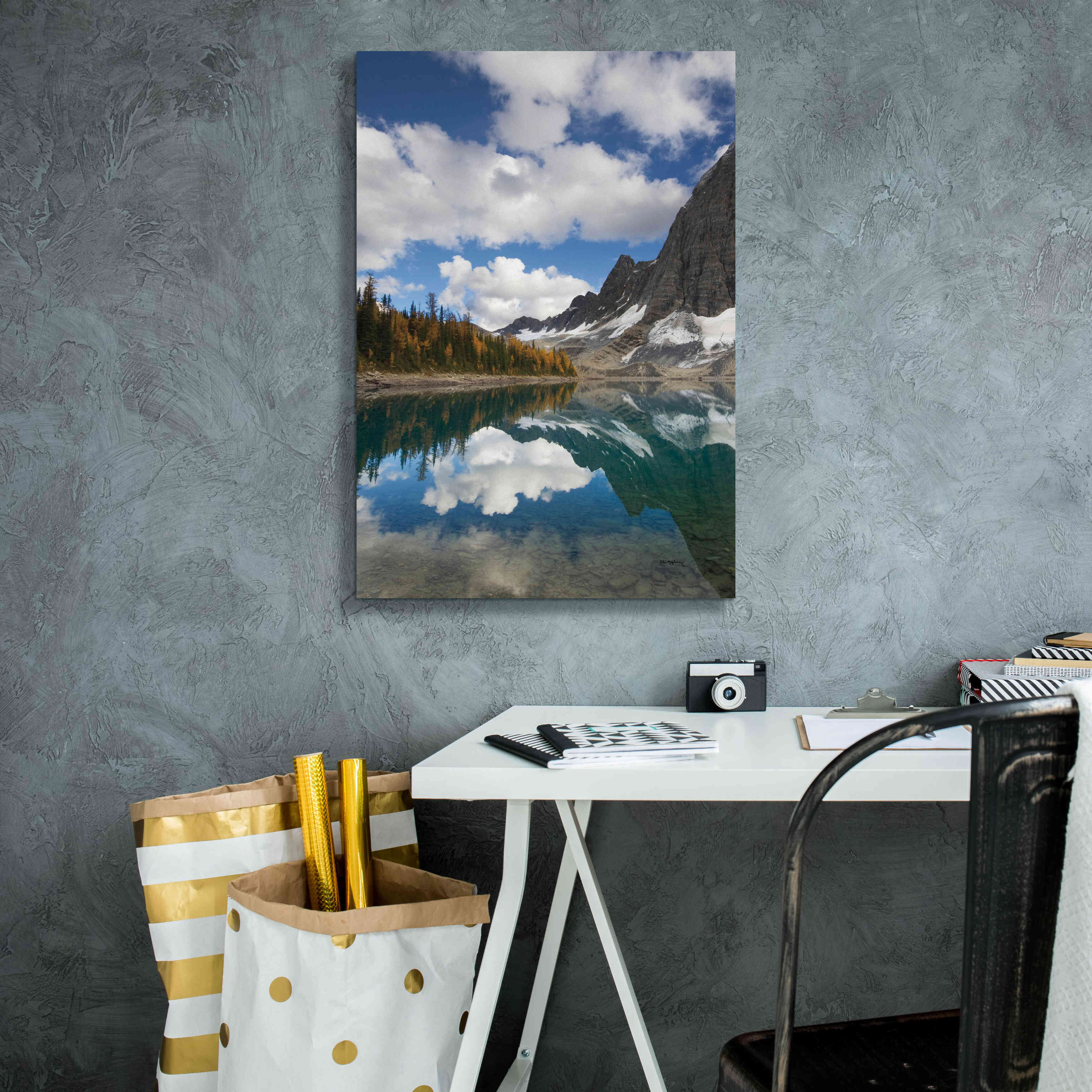 'Floe Lake Reflection I' by Alan Majchrowicz, Giclee Canvas Wall Art,18x26