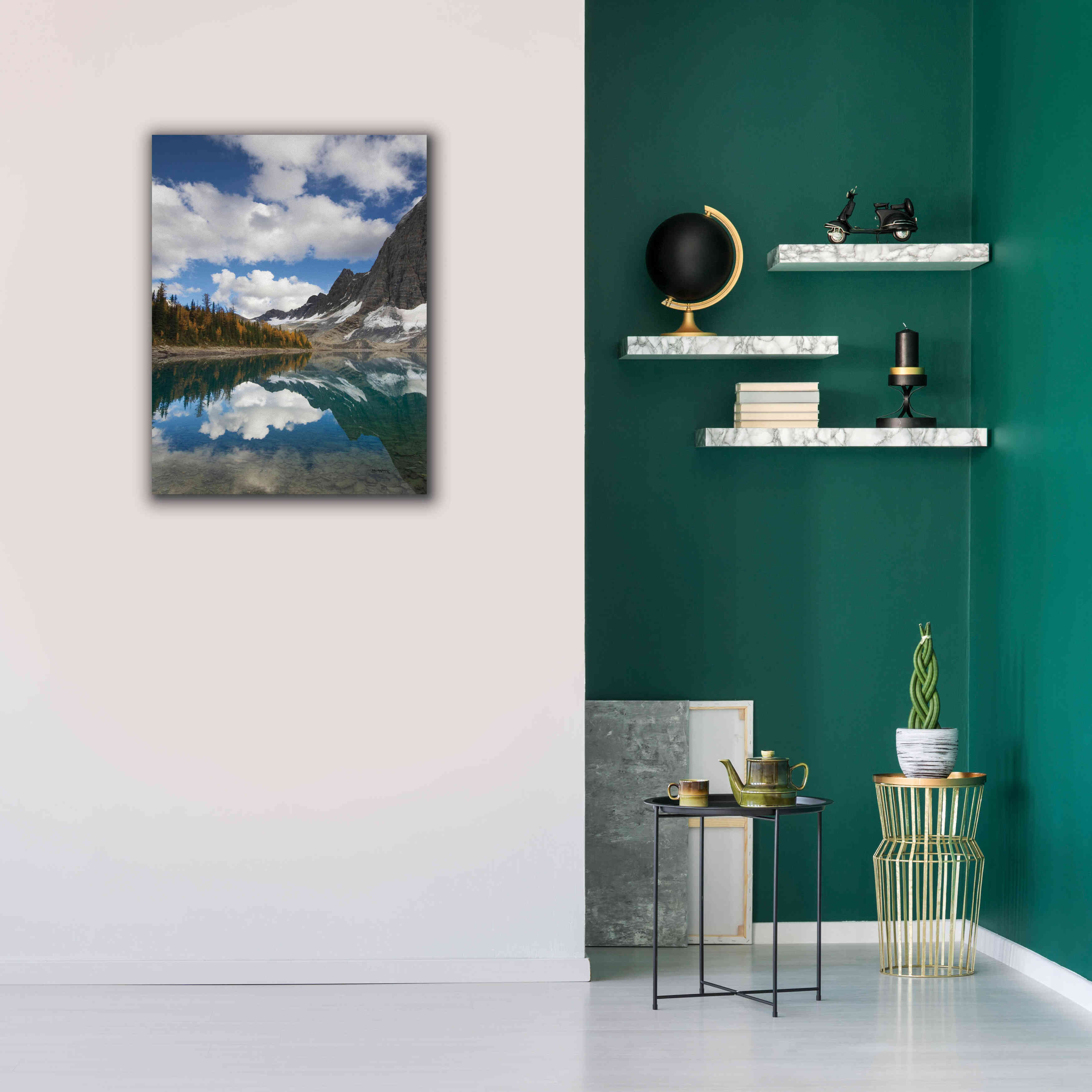 'Floe Lake Reflection I' by Alan Majchrowicz, Giclee Canvas Wall Art,26x34