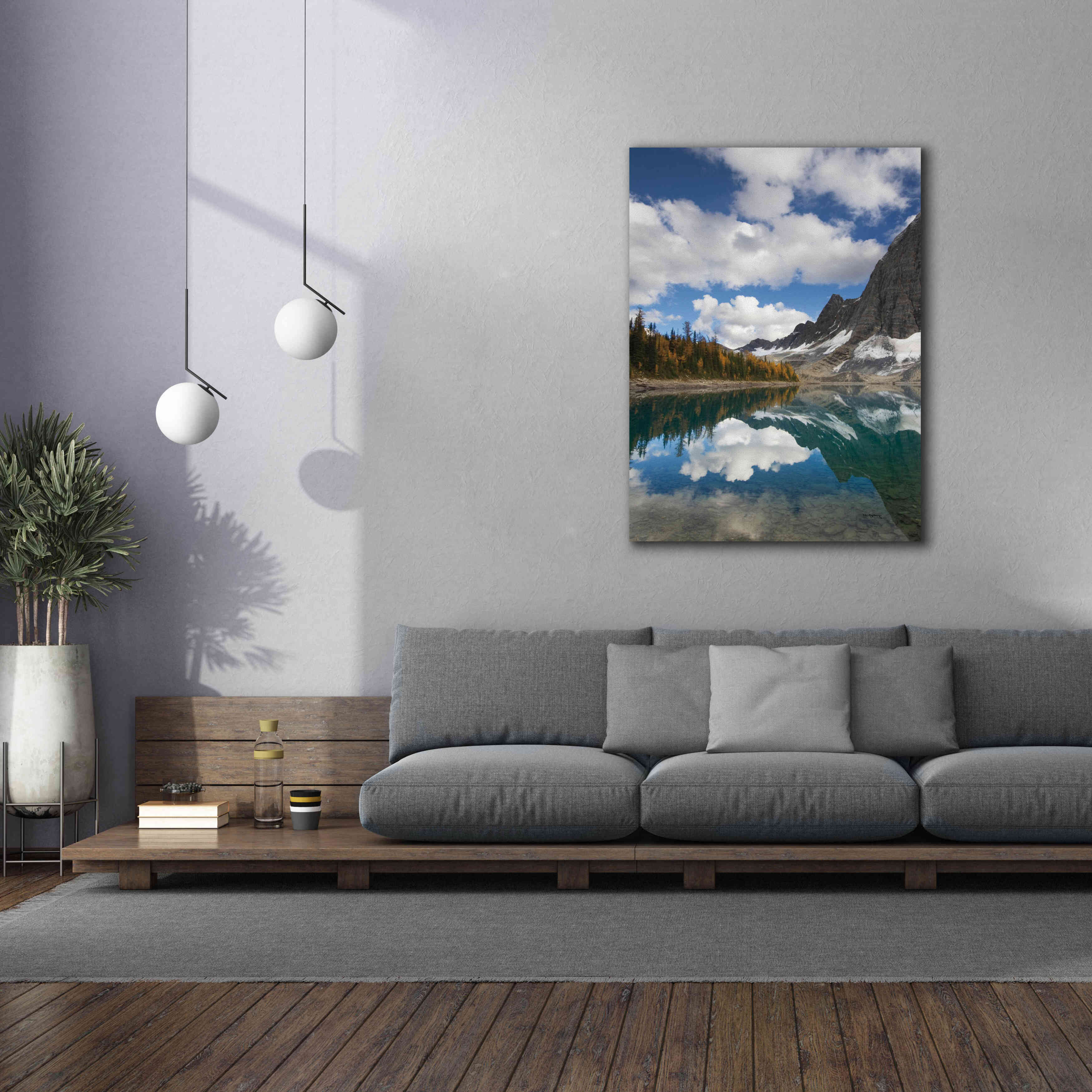 'Floe Lake Reflection I' by Alan Majchrowicz, Giclee Canvas Wall Art,40x54