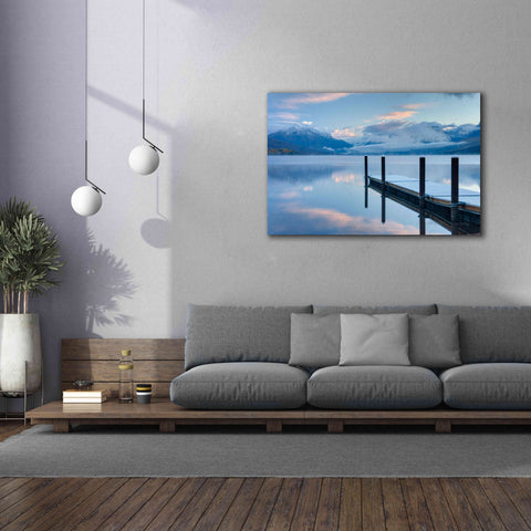 Image of 'Lake Mcdonald Dock' by Alan Majchrowicz, Giclee Canvas Wall Art,60x40
