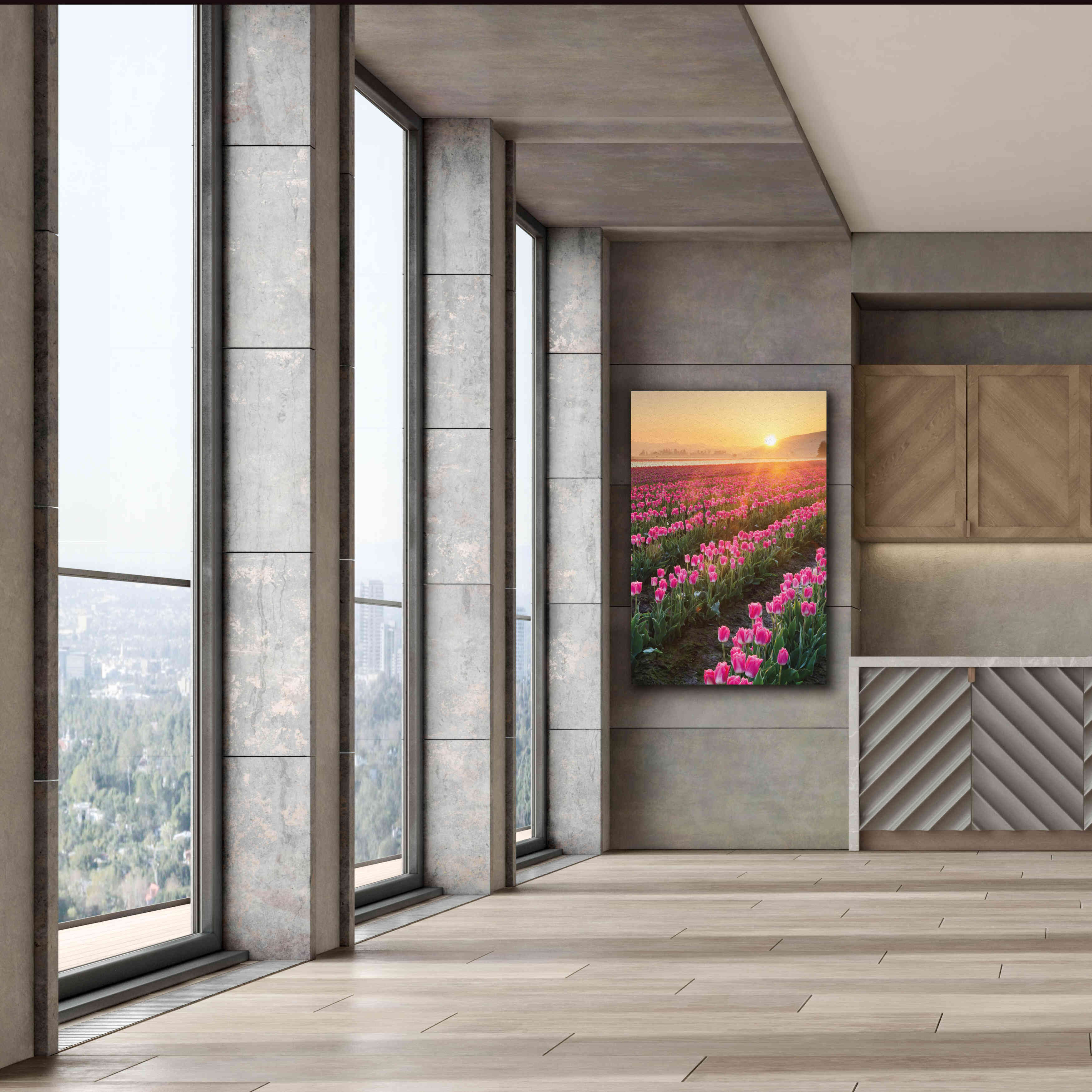 'Skagit Valley Tulips II' by Alan Majchrowicz,Giclee Canvas Wall Art,40x60