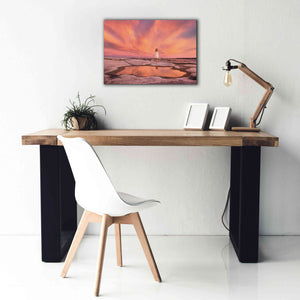 'Peggys Cove Nova Scotia Crop' by Alan Majchrowicz,Giclee Canvas Wall Art,26x18