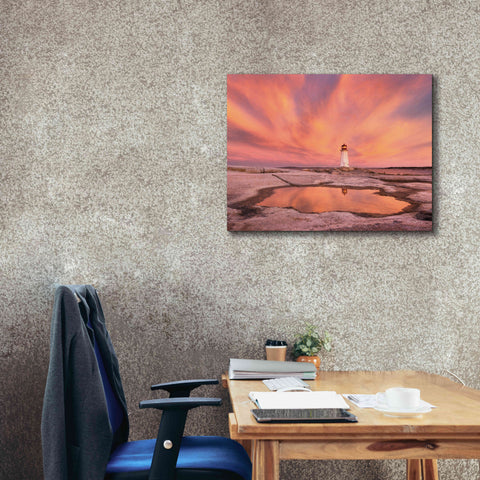 Image of 'Peggys Cove Nova Scotia Crop' by Alan Majchrowicz,Giclee Canvas Wall Art,34x26