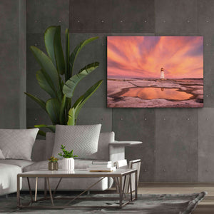 'Peggys Cove Nova Scotia Crop' by Alan Majchrowicz,Giclee Canvas Wall Art,54x40