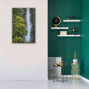 'Multnomah Falls color' by Alan Majchrowicz,Giclee Canvas Wall Art,26x40