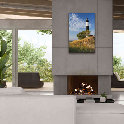 Image of 'Big Sable Point Lighthouse II' by Alan Majchrowicz,Giclee Canvas Wall Art,26x40