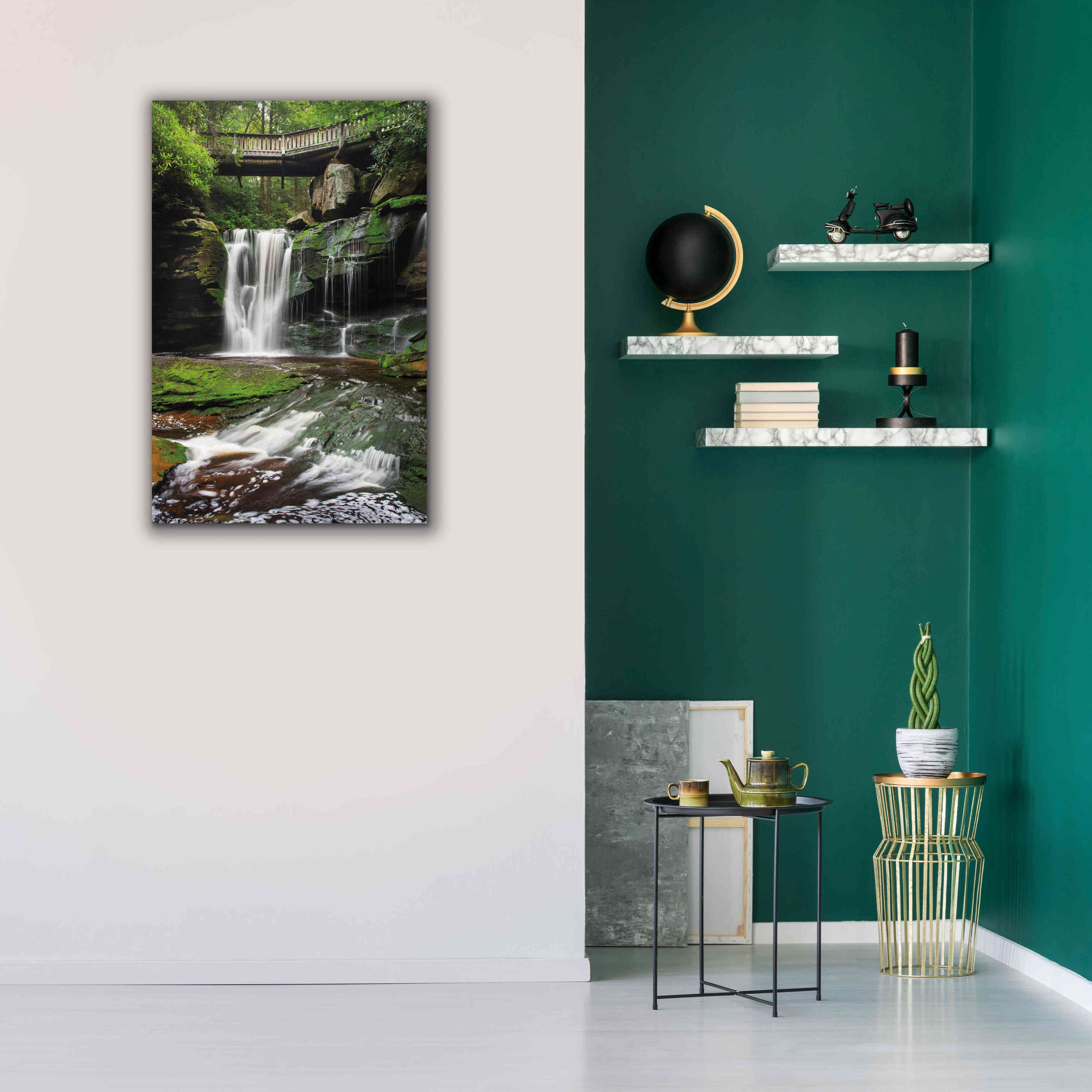 'Elakala Falls West I' by Alan Majchrowicz,Giclee Canvas Wall Art,26x40
