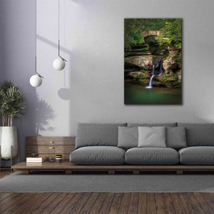 'Upper Falls Old Mans Cave' by Alan Majchrowicz,Giclee Canvas Wall Art,40x60