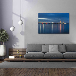 'Mackinac Bridge' by Alan Majchrowicz,Giclee Canvas Wall Art,60x40