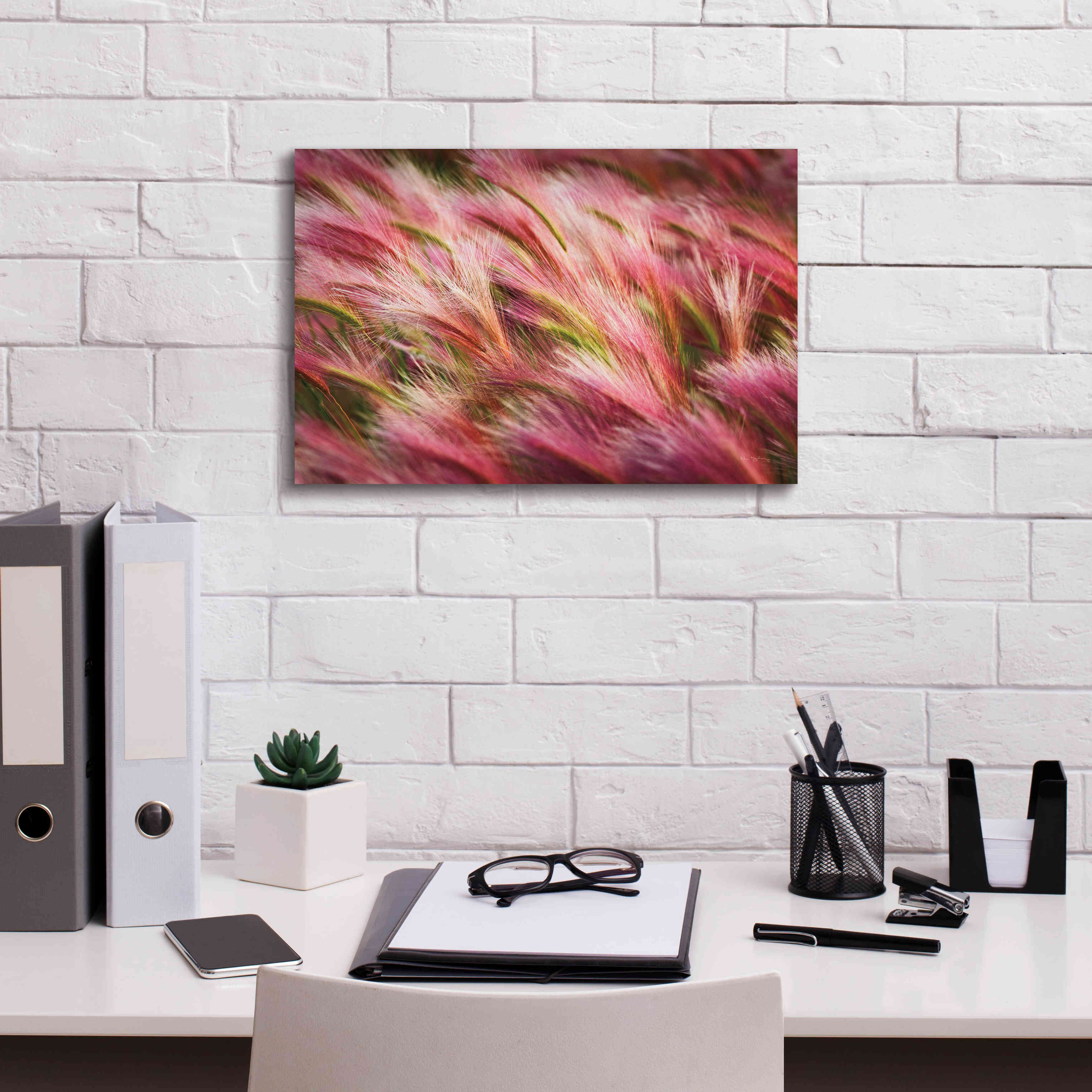 'Foxtail Barley II' by Alan Majchrowicz,Giclee Canvas Wall Art,18x12