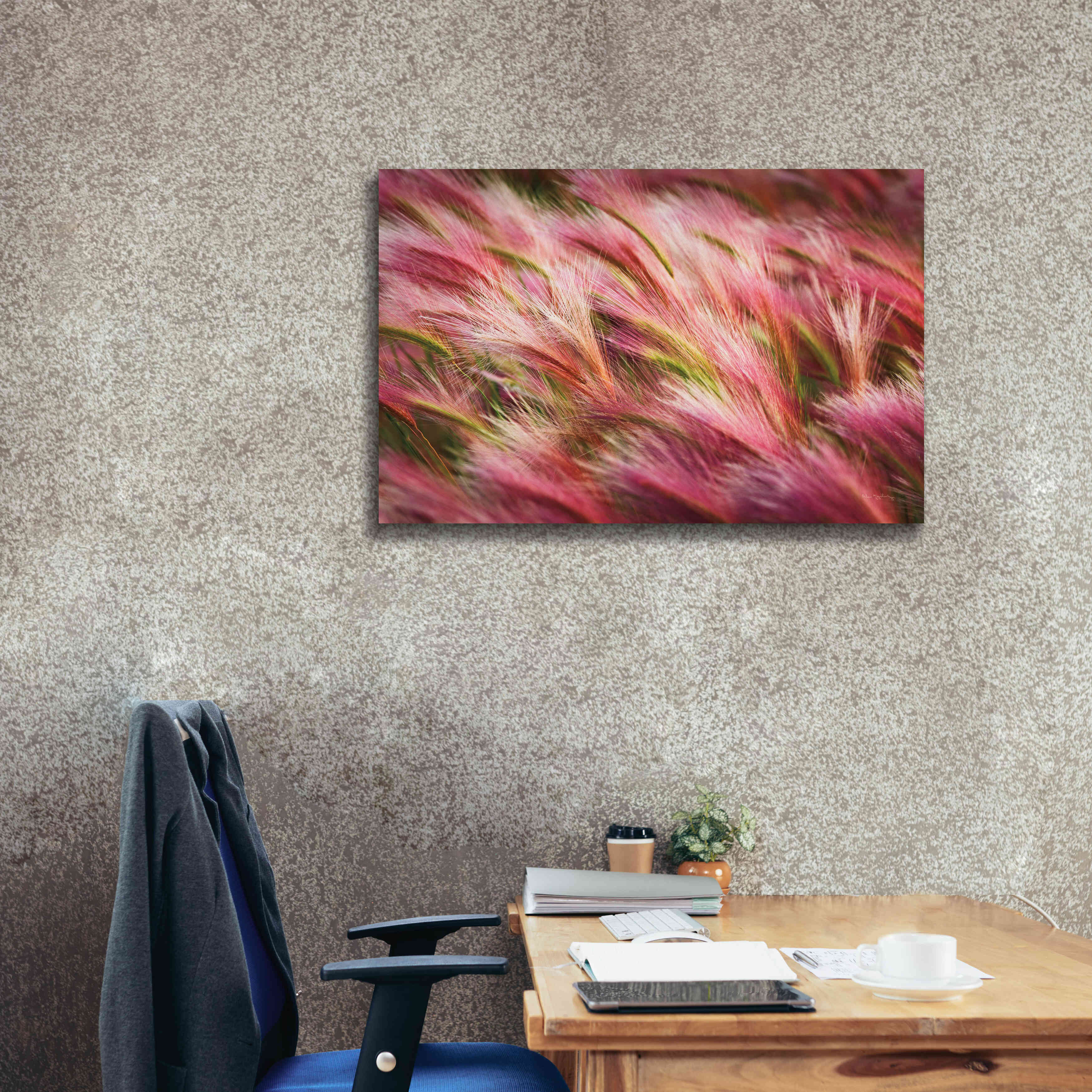 'Foxtail Barley II' by Alan Majchrowicz,Giclee Canvas Wall Art,40x26