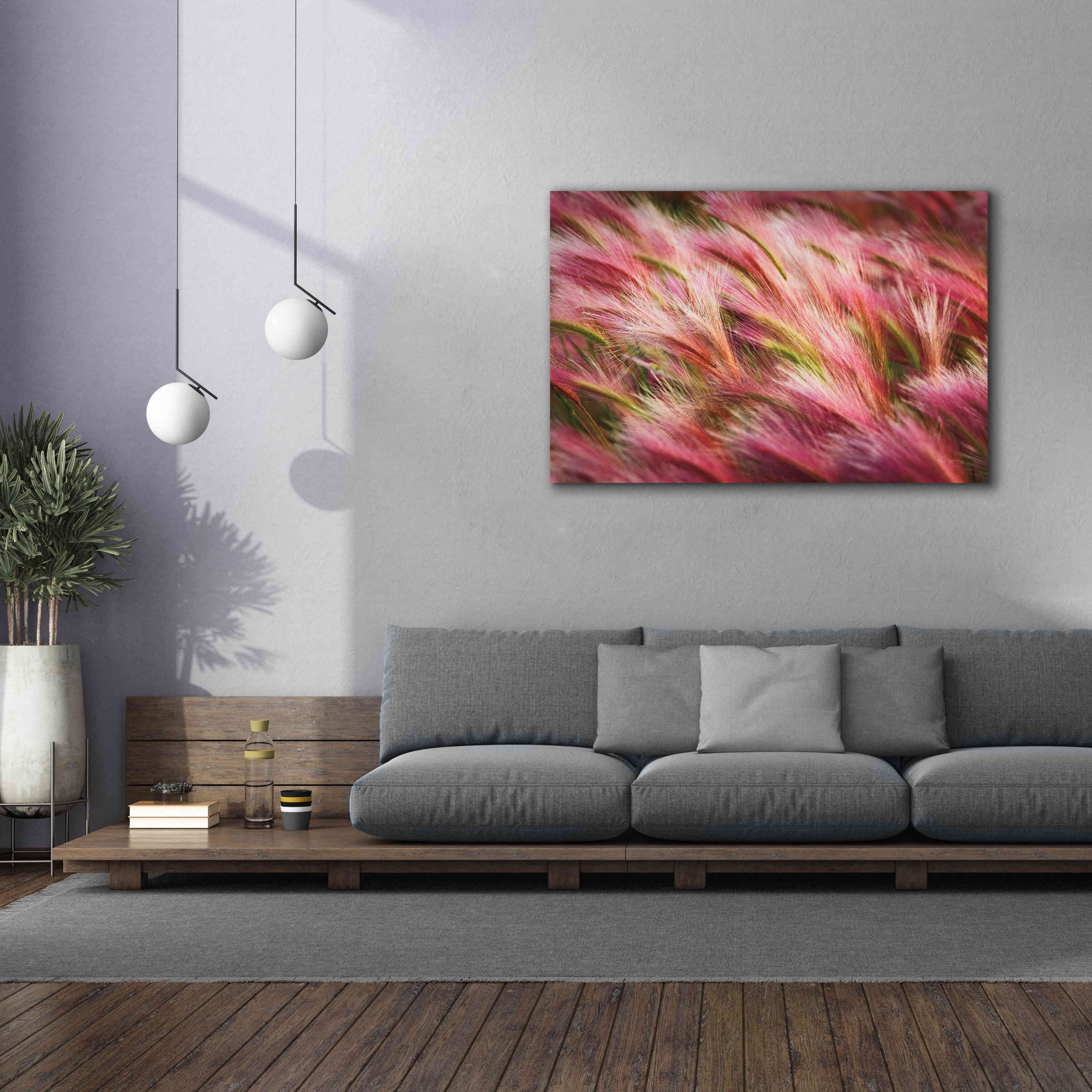 'Foxtail Barley II' by Alan Majchrowicz,Giclee Canvas Wall Art,60x40